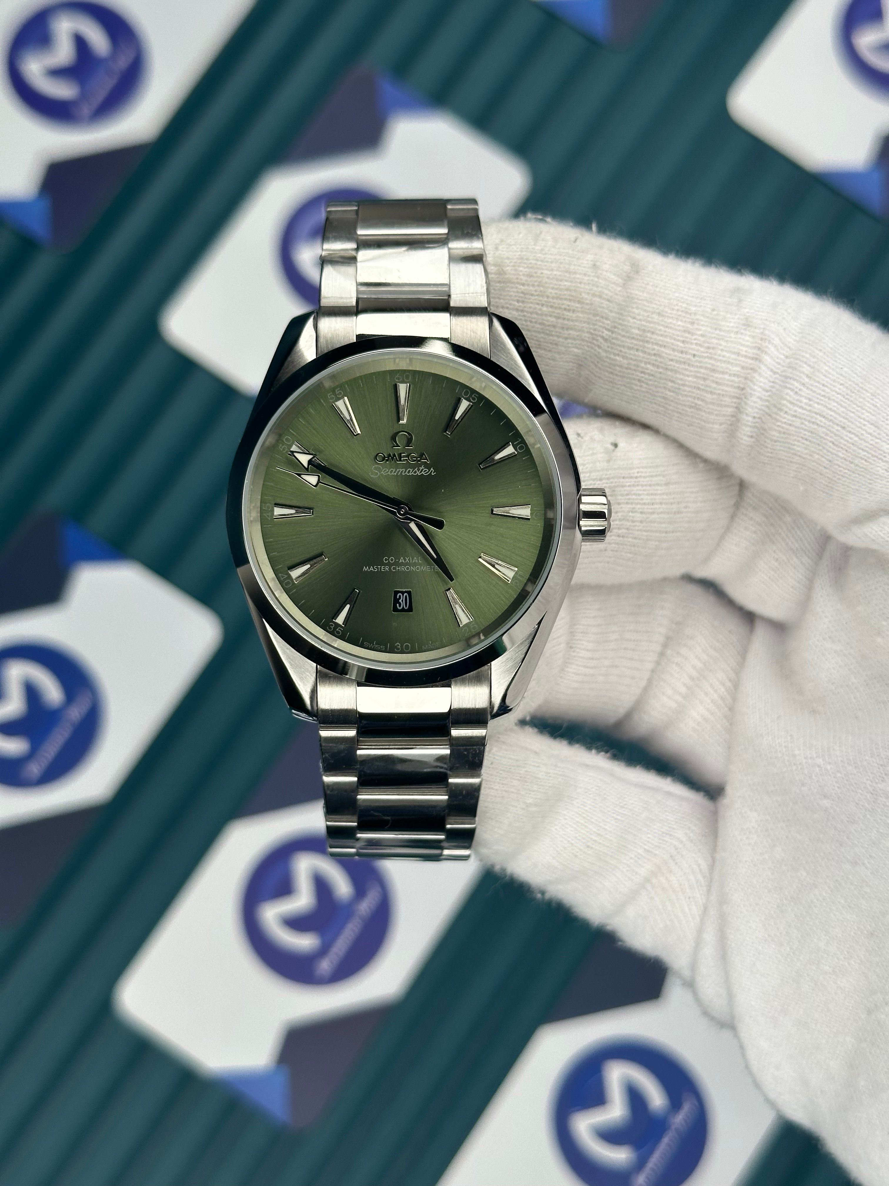Omega Seamaster Aqua Terra Otomatik Yeşil Kadran