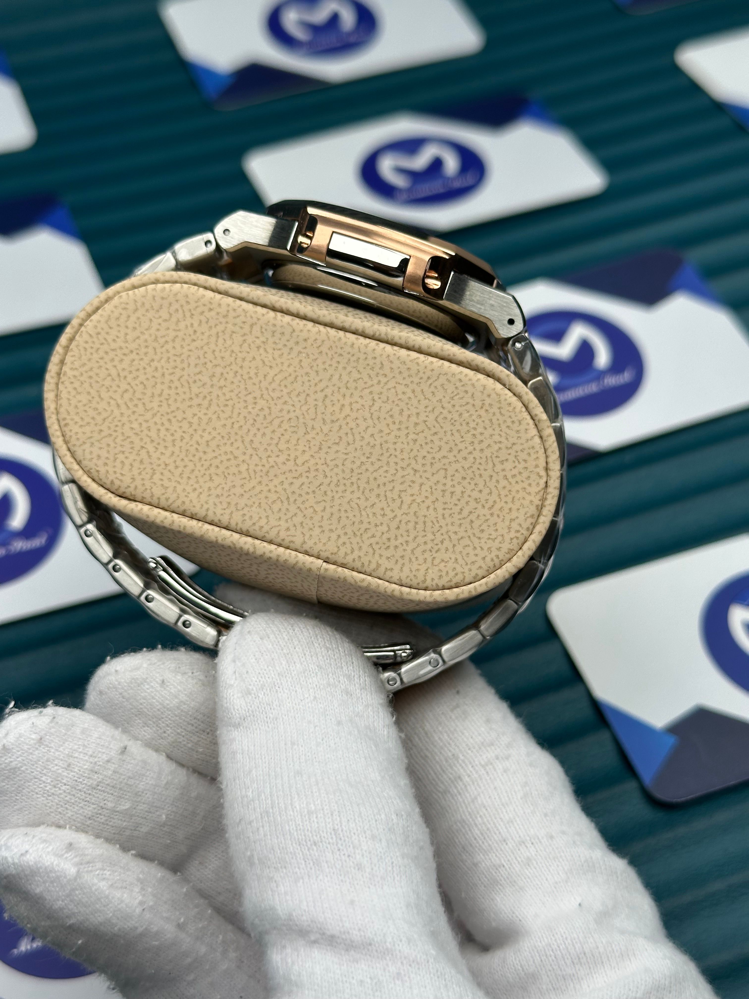 Patek Philippe Silver Rose Beyaz Kadran Arapça İndeks
