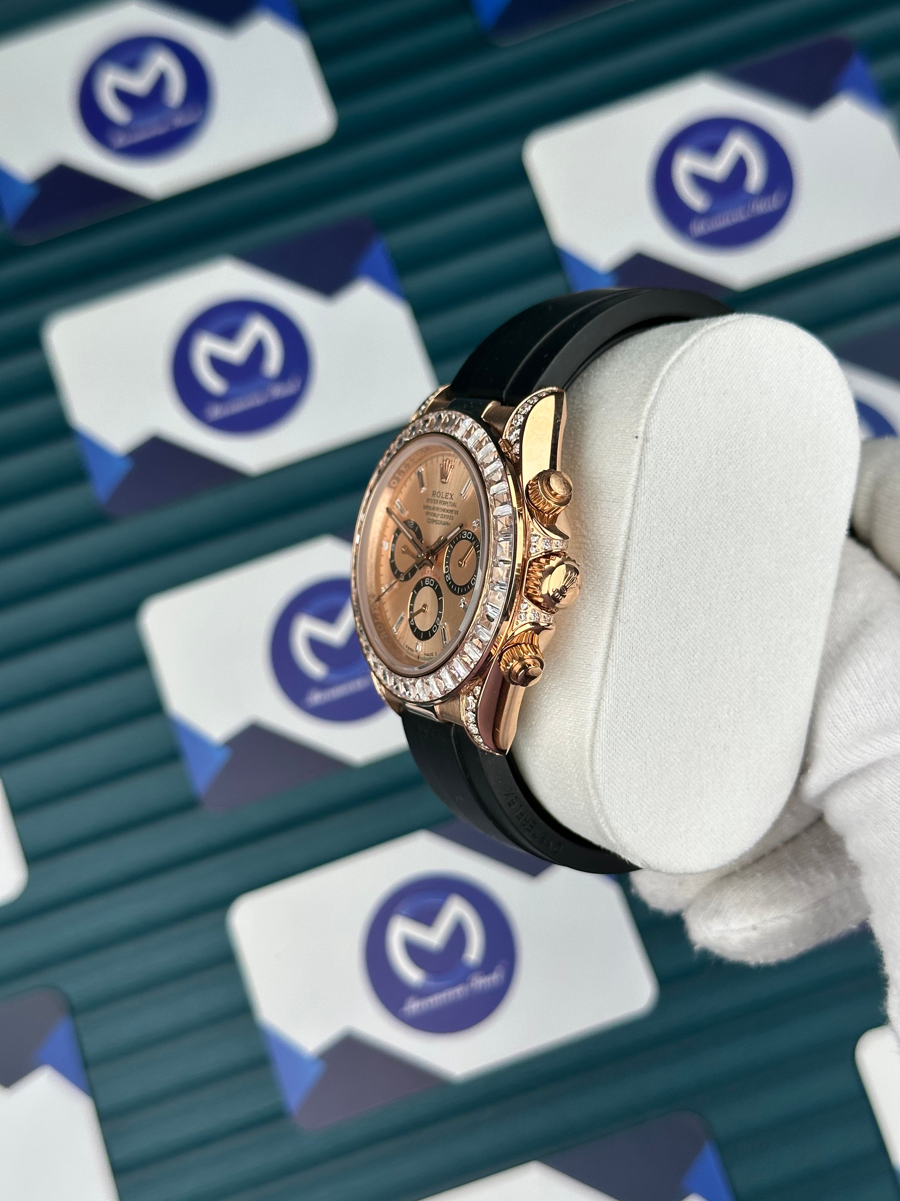 Rolex Daytona Pırlanta Bezel Taşlı Oysterflex