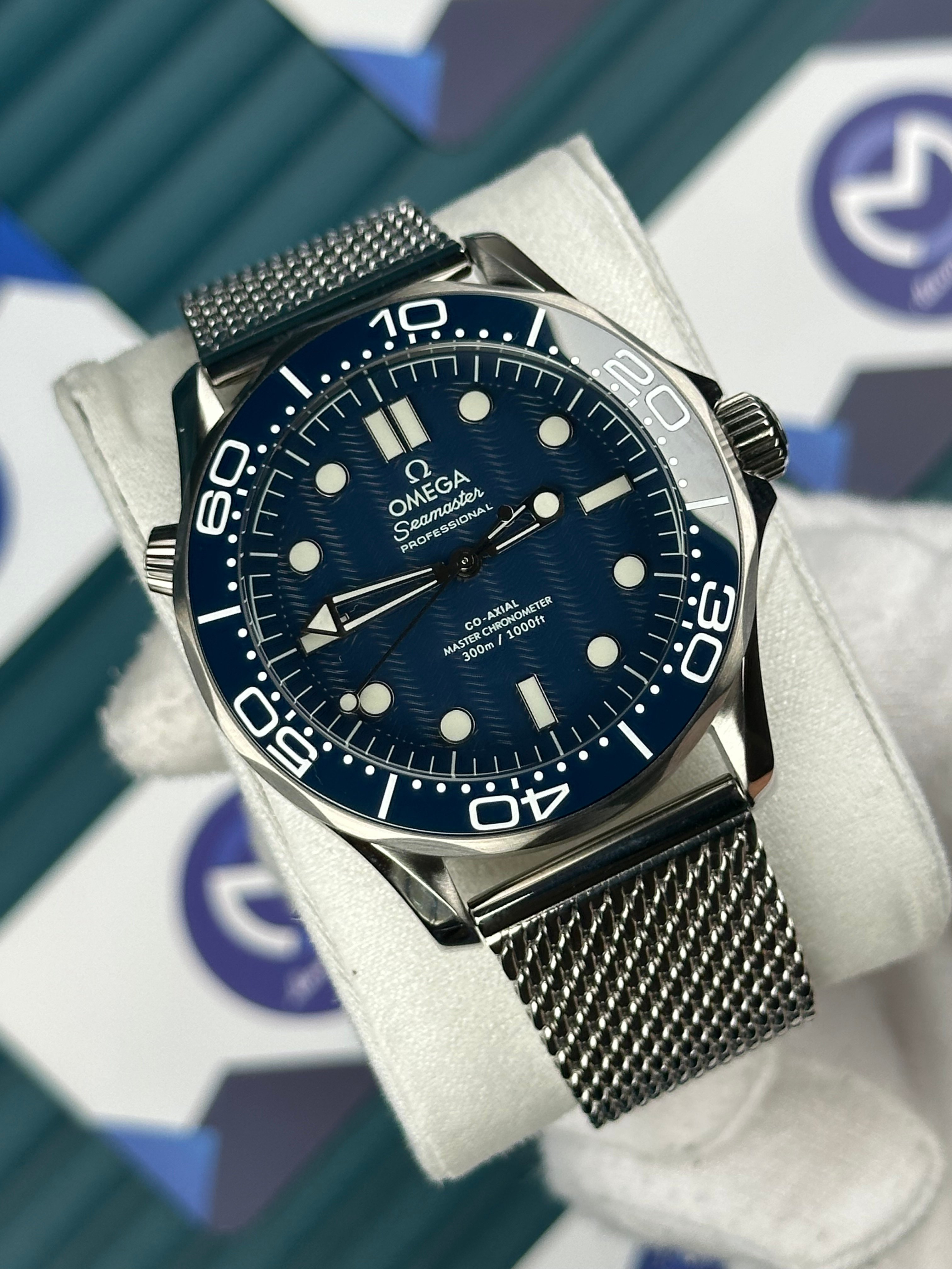 Omega Seamaster Diver 300m James Bond 60th Anniversary Mavi 
