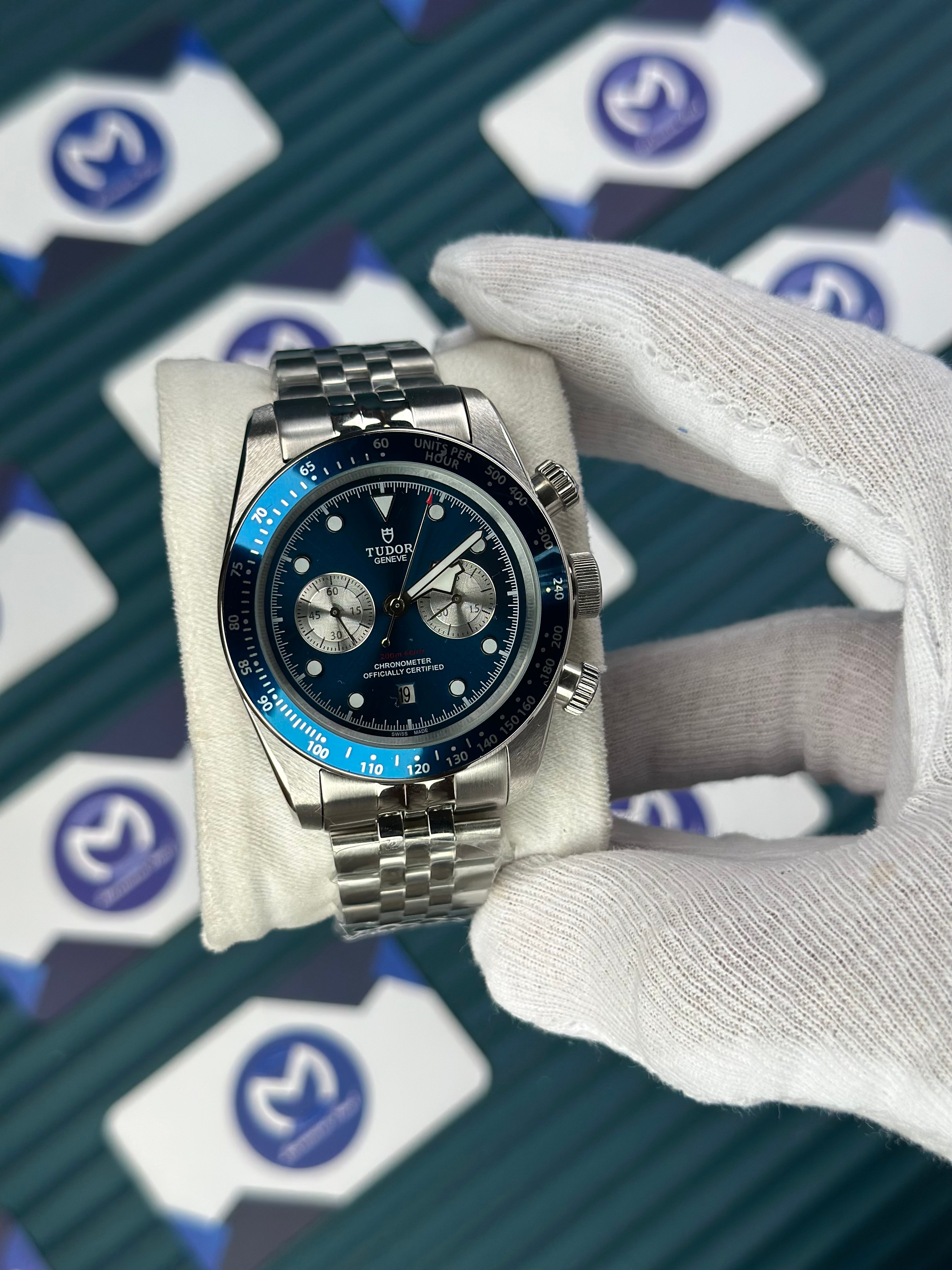 TUDOR BLACK BAY CHRONO BLUE EXCELLENT CONDITION SILVER JUBILE