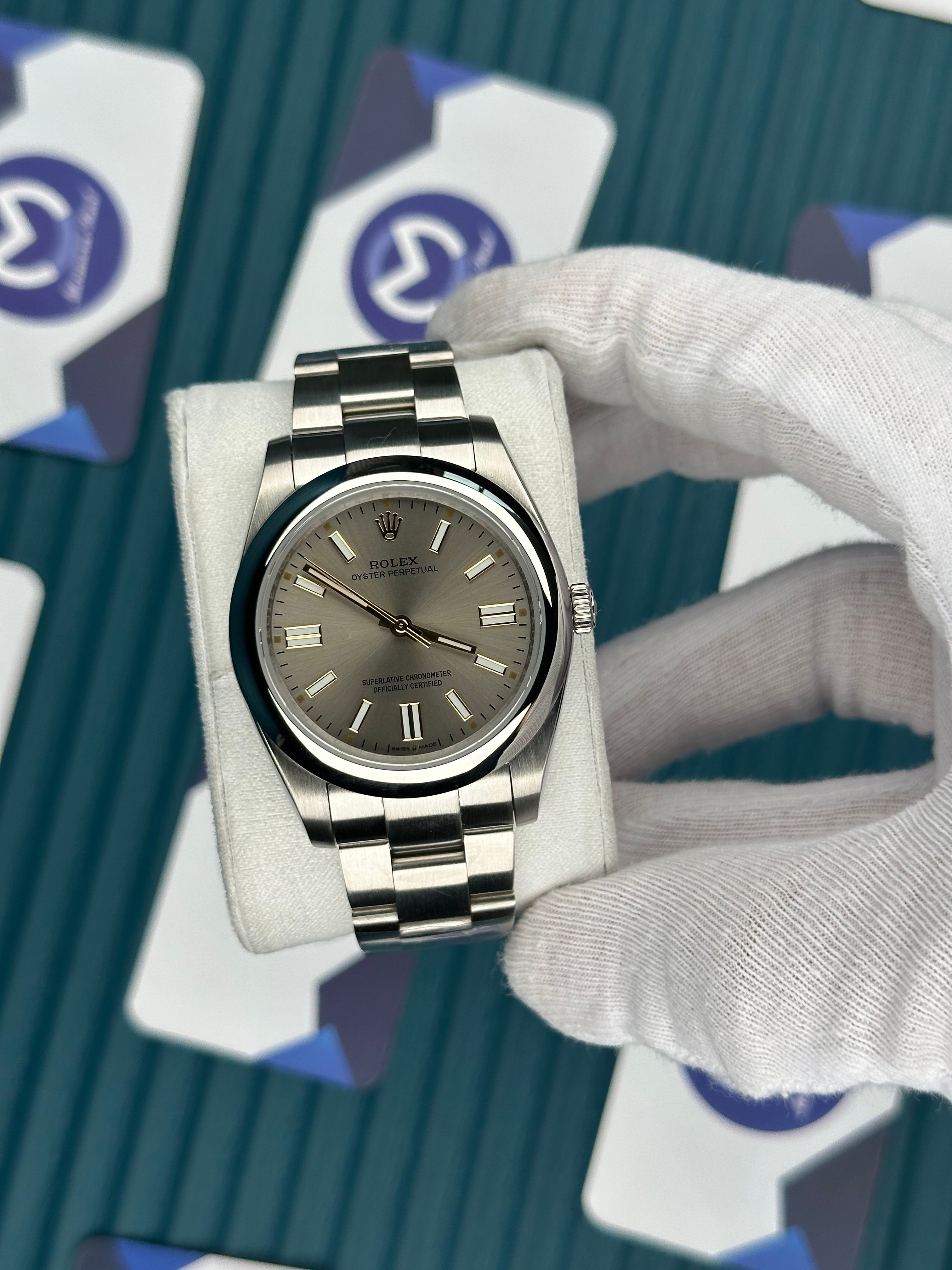 ROLEX OYSTER PERPETUAL GREY