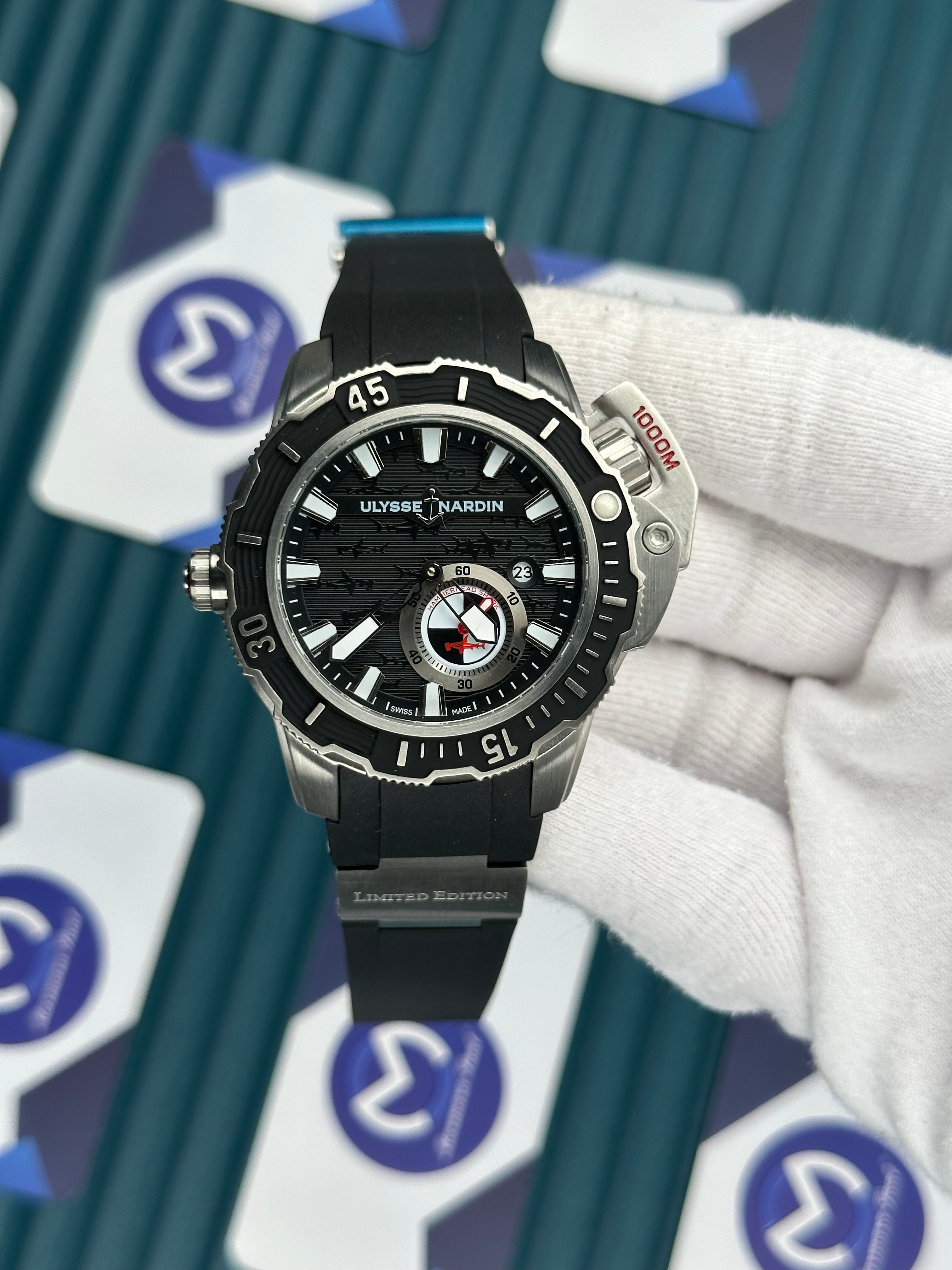 Ulysse Nardin Hammerhead Shark Silver Black