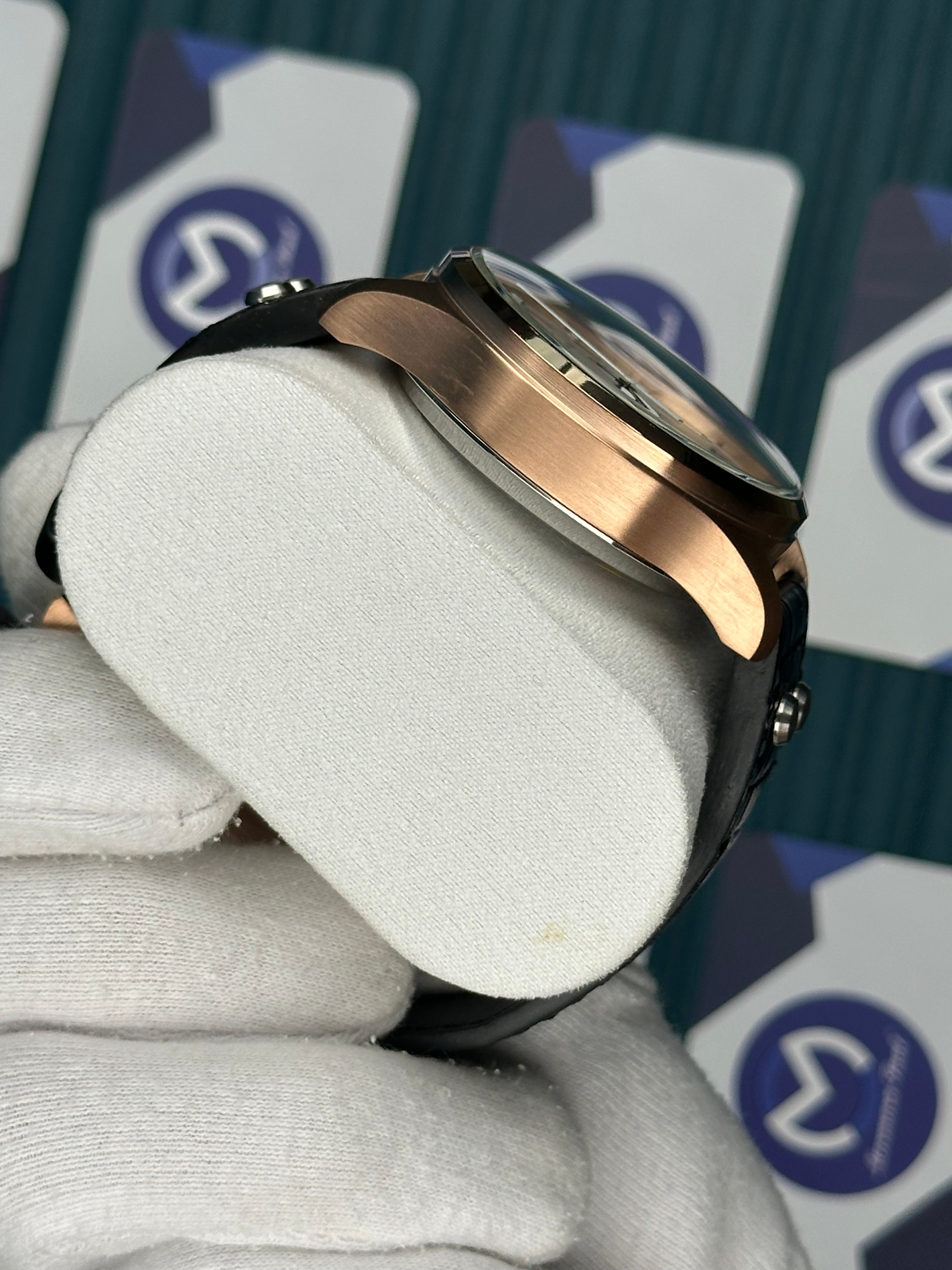 IWC Automatic Chronometer Rose Case White Dial