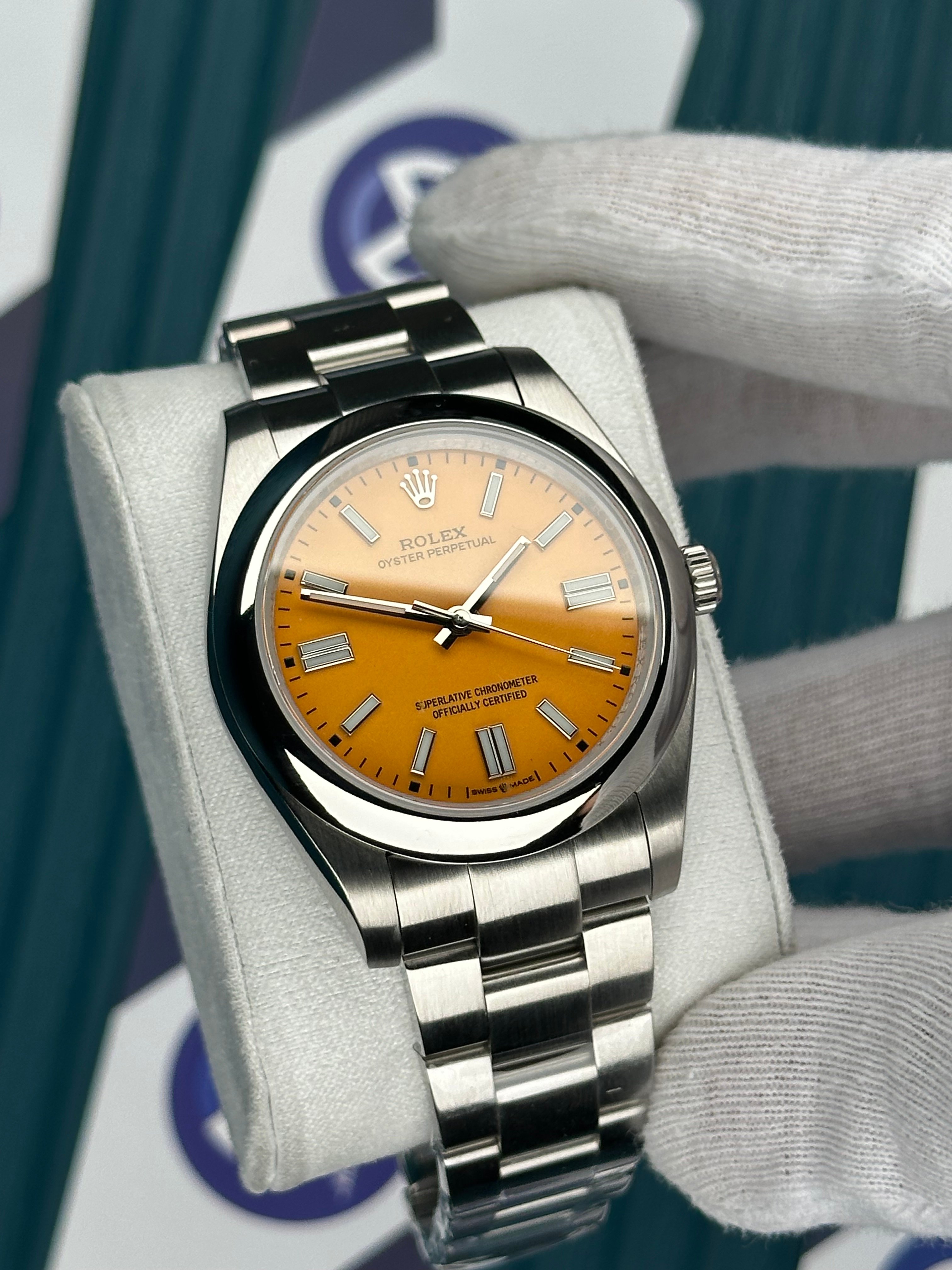 ROLEX OYSTER PERPETUAL YELLOW