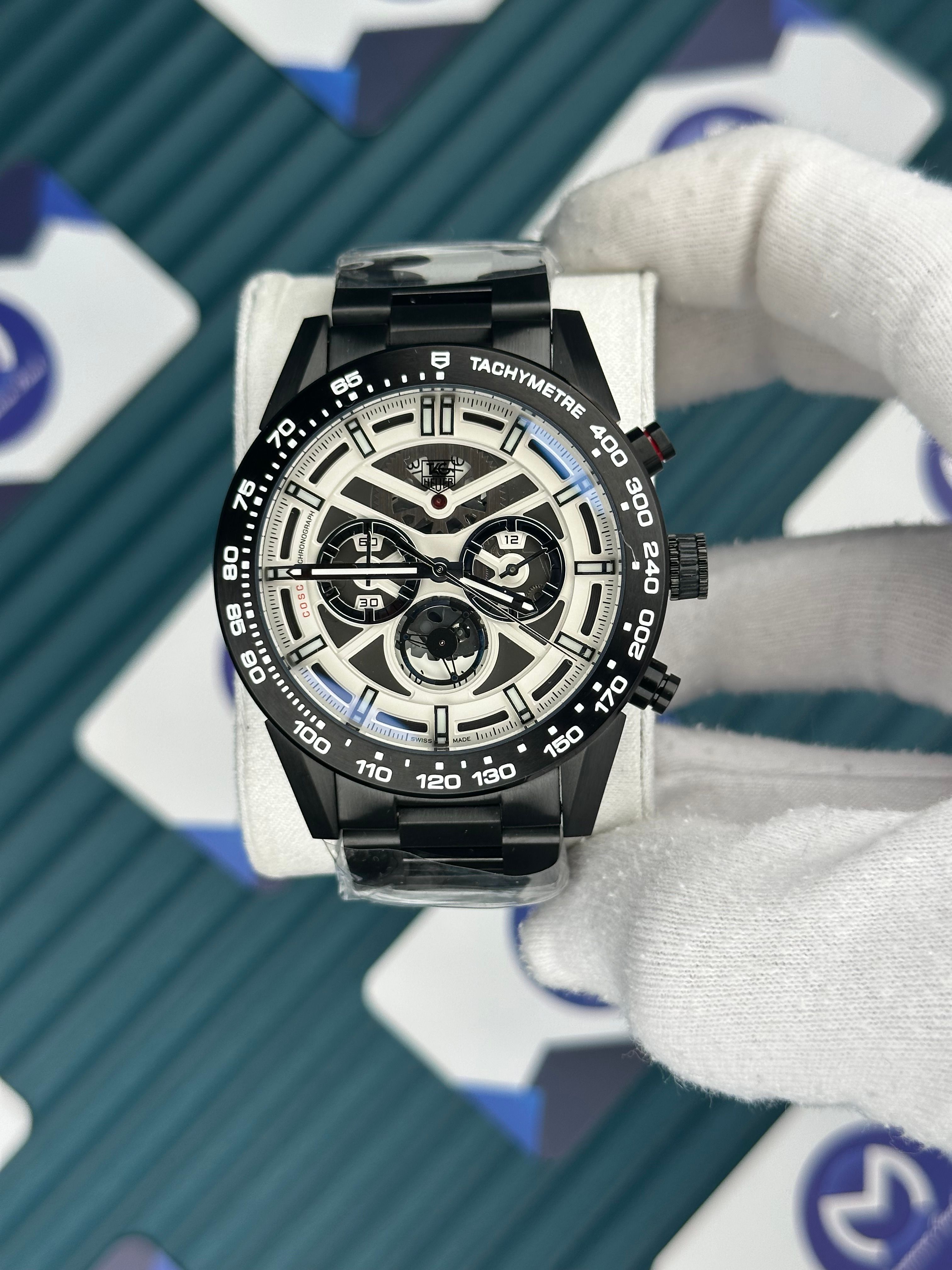 Tagheuer Carrera Calibre Heuer 1 Otomatik İskelet Karbon