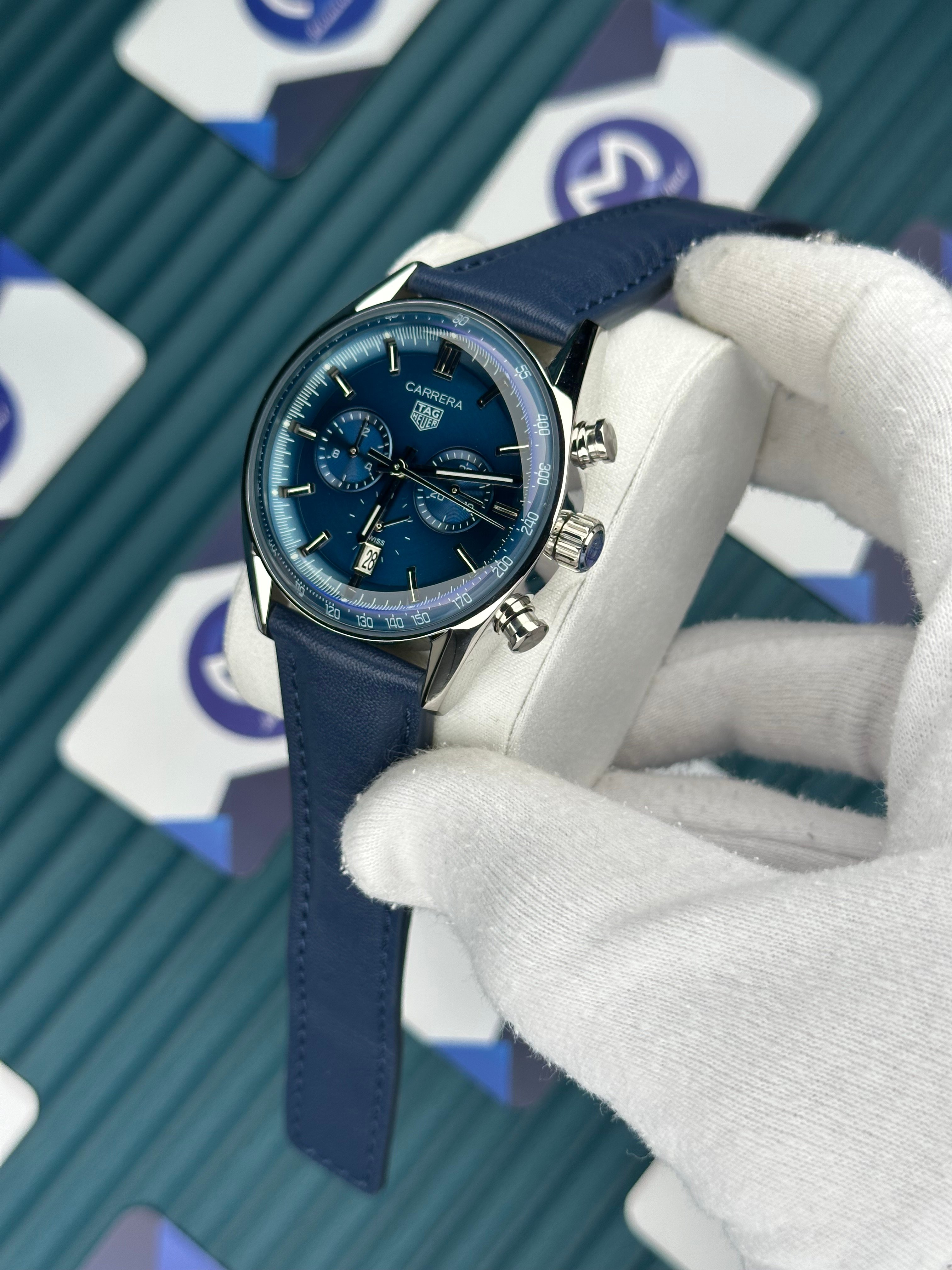 Tagheuer Carrera Fonksiyonlu Mavi 