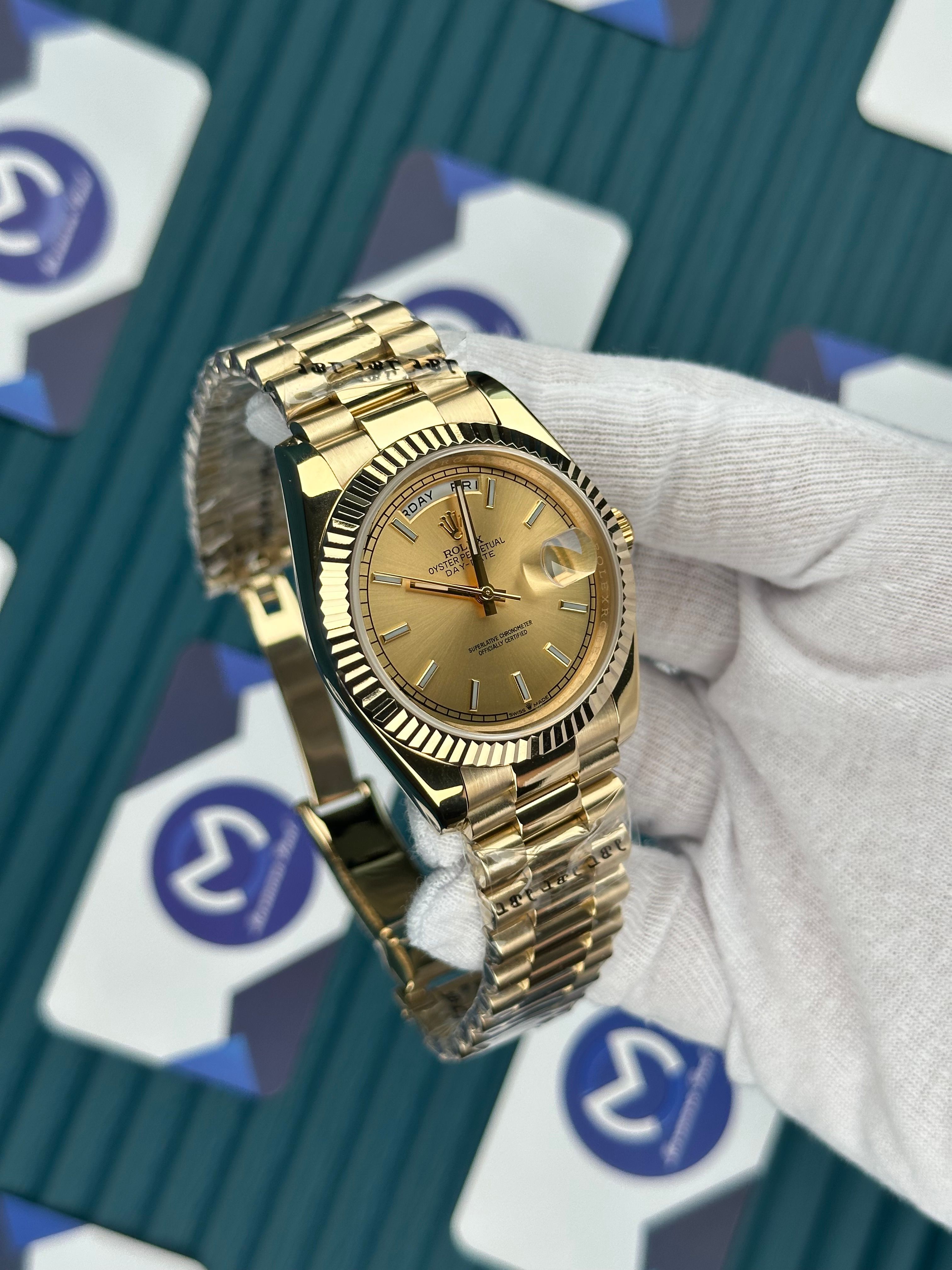 ROLEX DAY-DATE GOLD DIAL GOLD PRESIDENT 