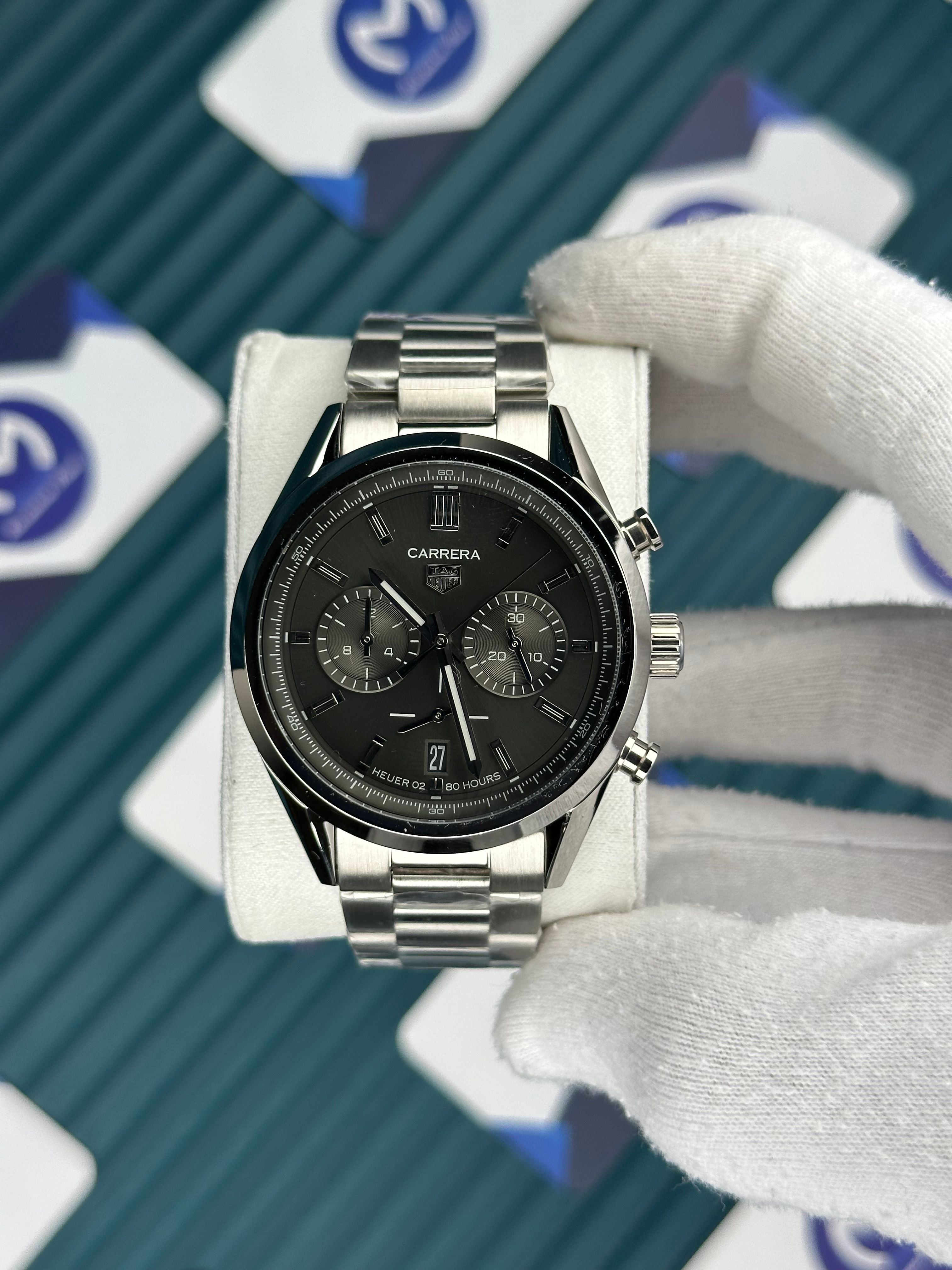 Tagheuer Carrera Fonksiyonlu Gri Kadran