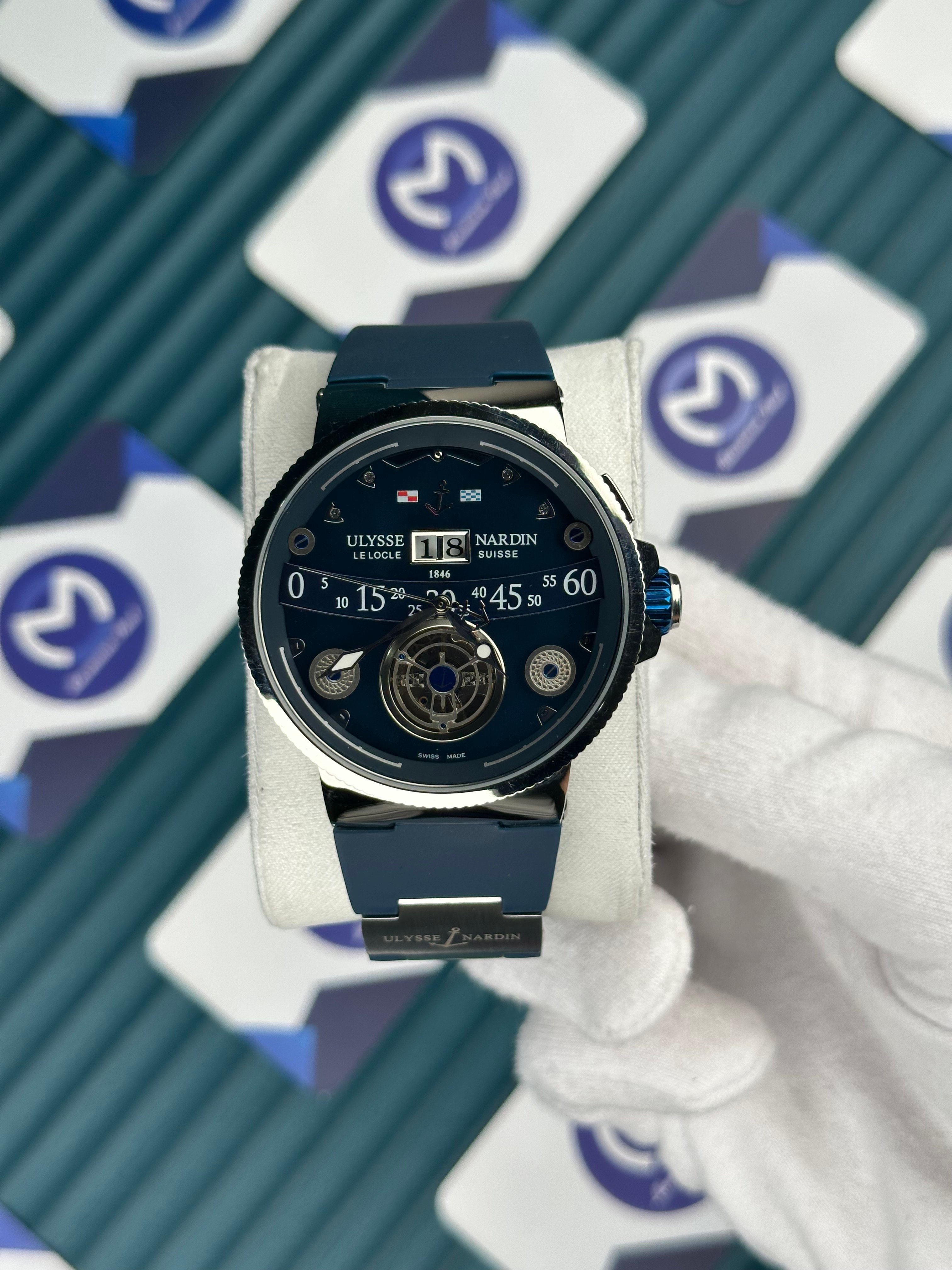 Ulysse Nardin Marine Tourbillon Blue 