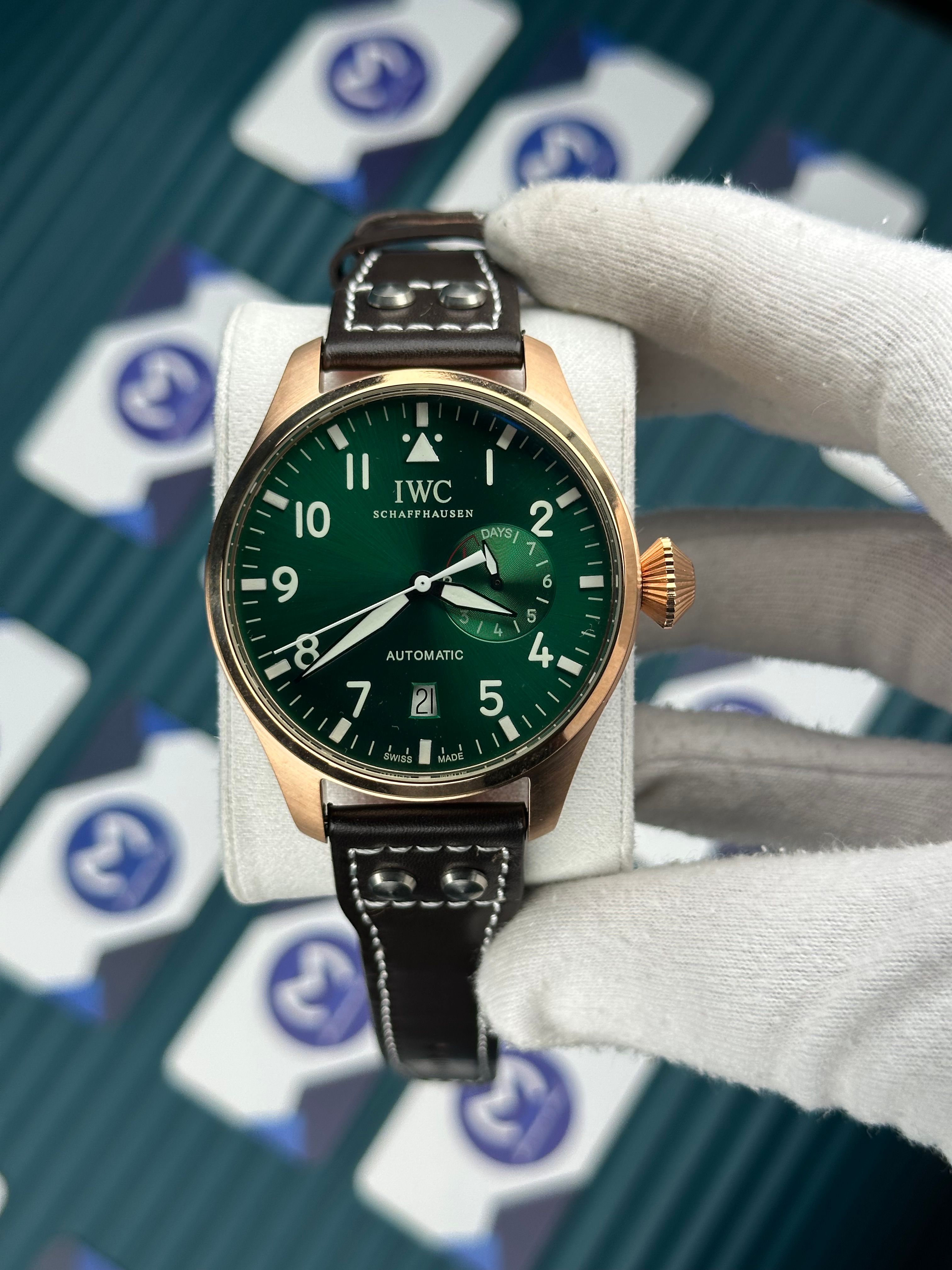 Iwc Schaffhausen Green Dial Chronometer Automatic