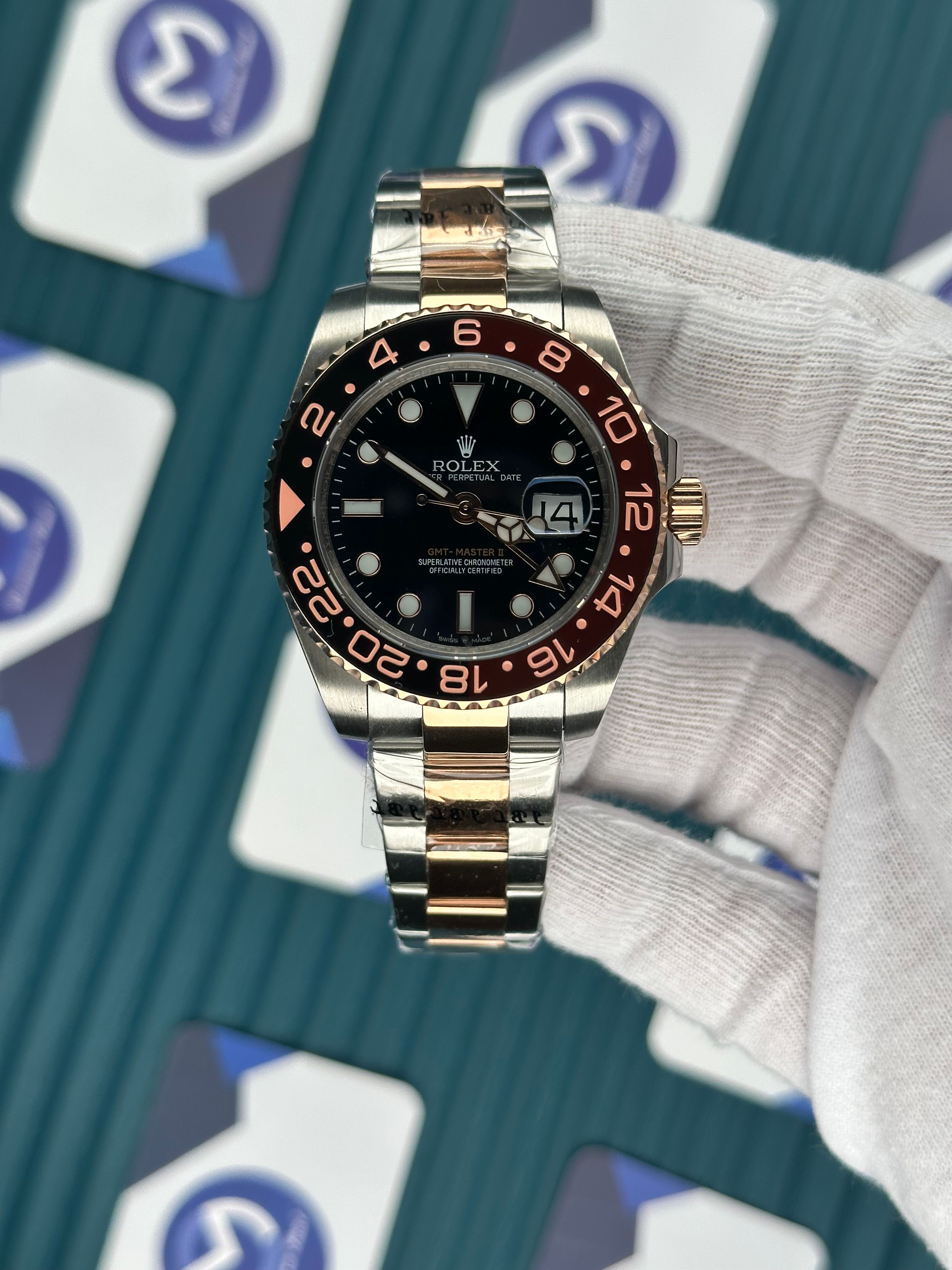 ROLEX GMT MASTER II ROOT BEER 