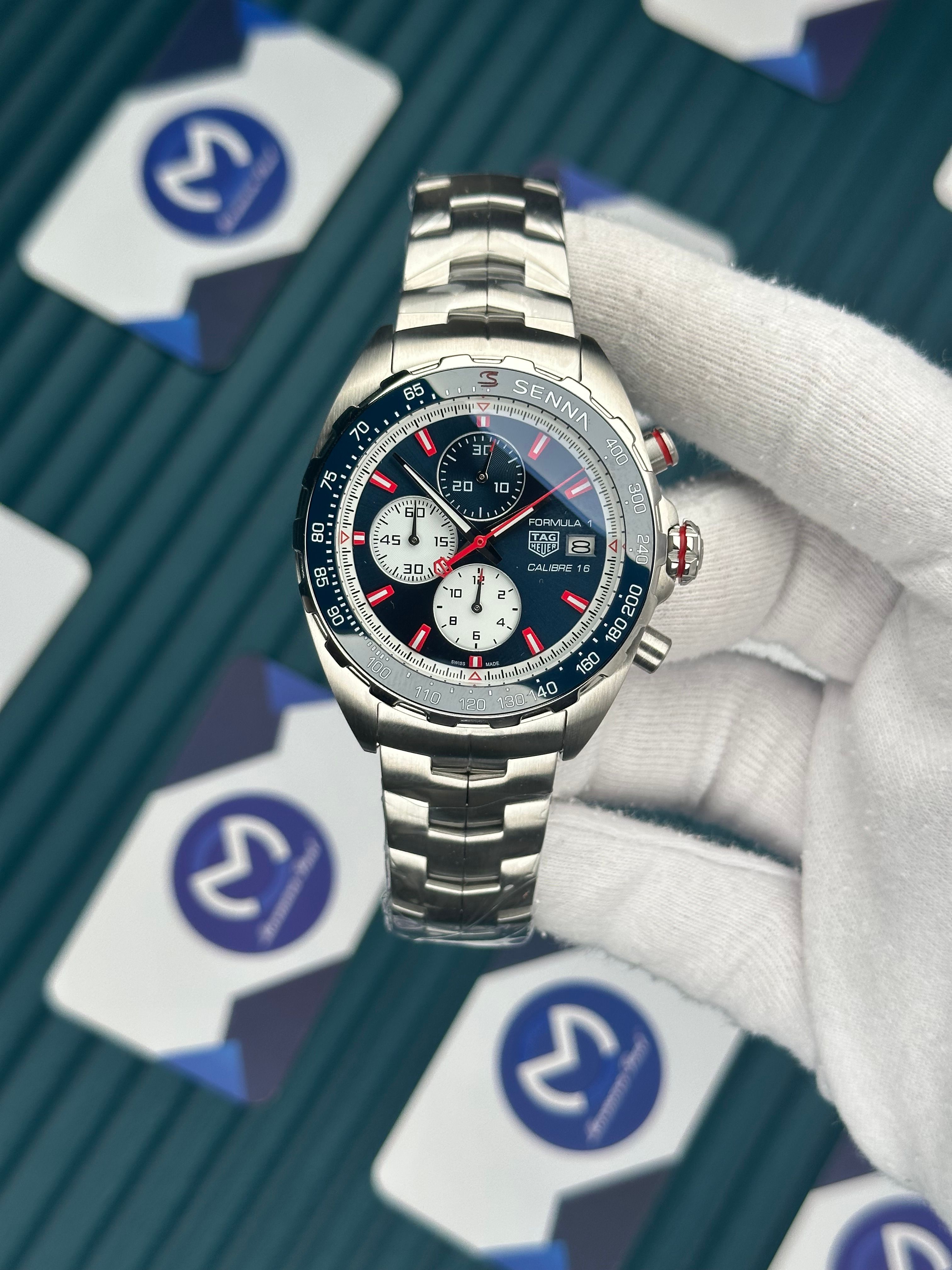 Tagheuer Carrera Formula 1 Calibre 16 Fonksiyonlu Mavi Kadran