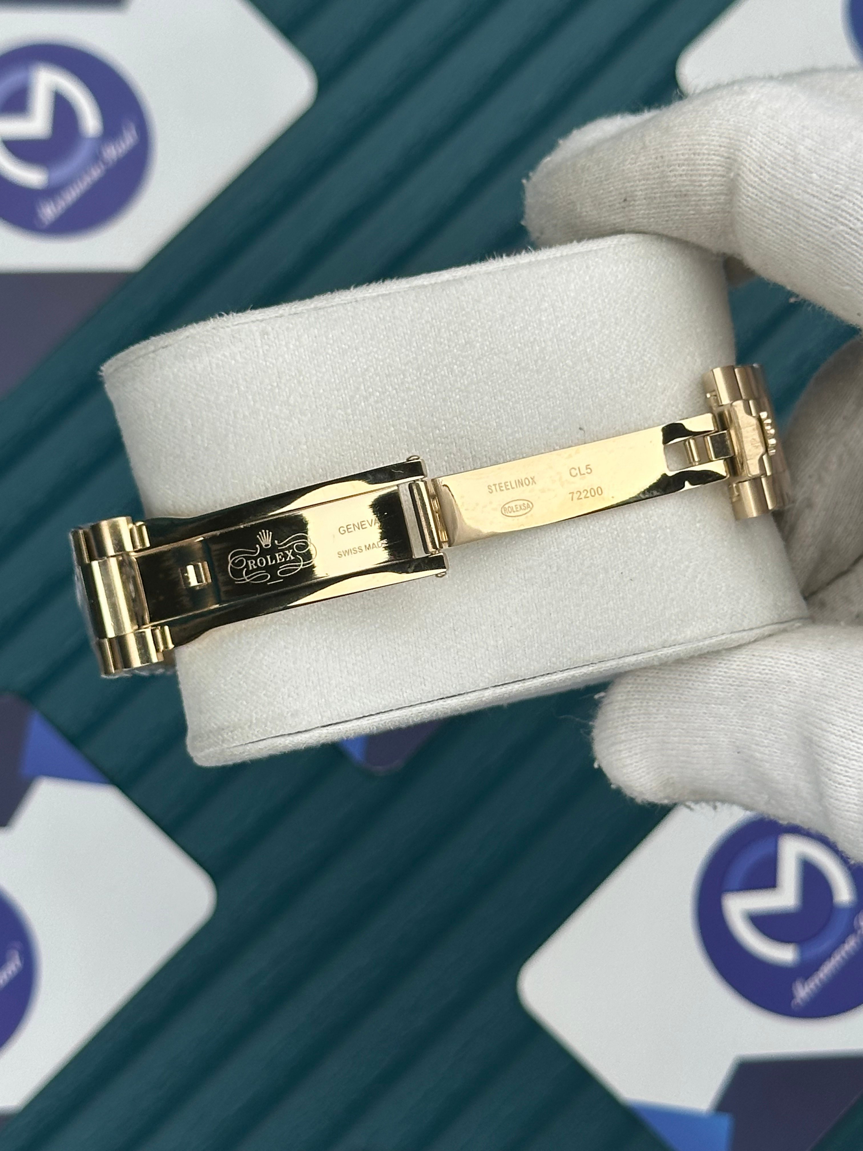 ROLEX DAY-DATE GREEN DIAL ROMA INDEX GOLD PRESIDENT