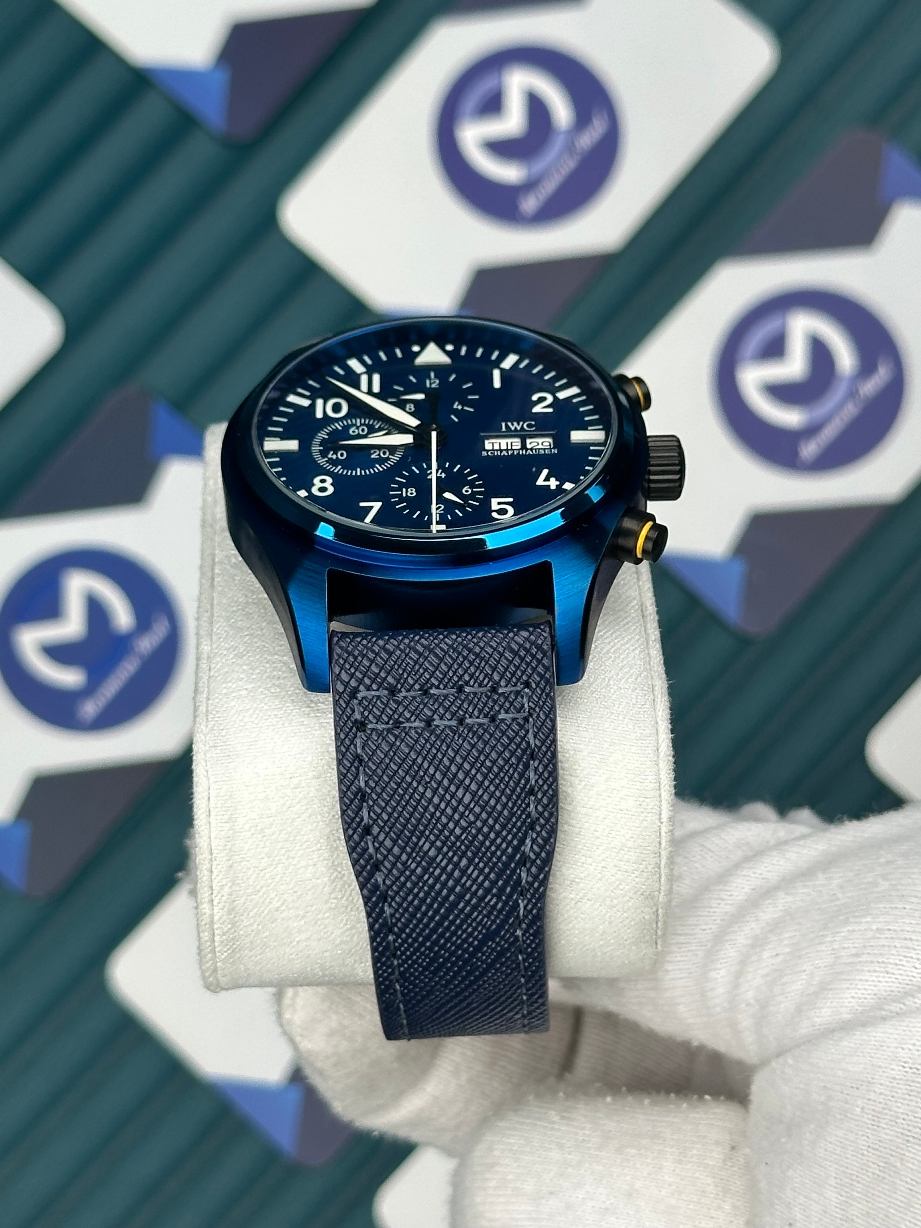 IWC BIG PILOT BLUE CHRONOGRAPH AUTOMATIC