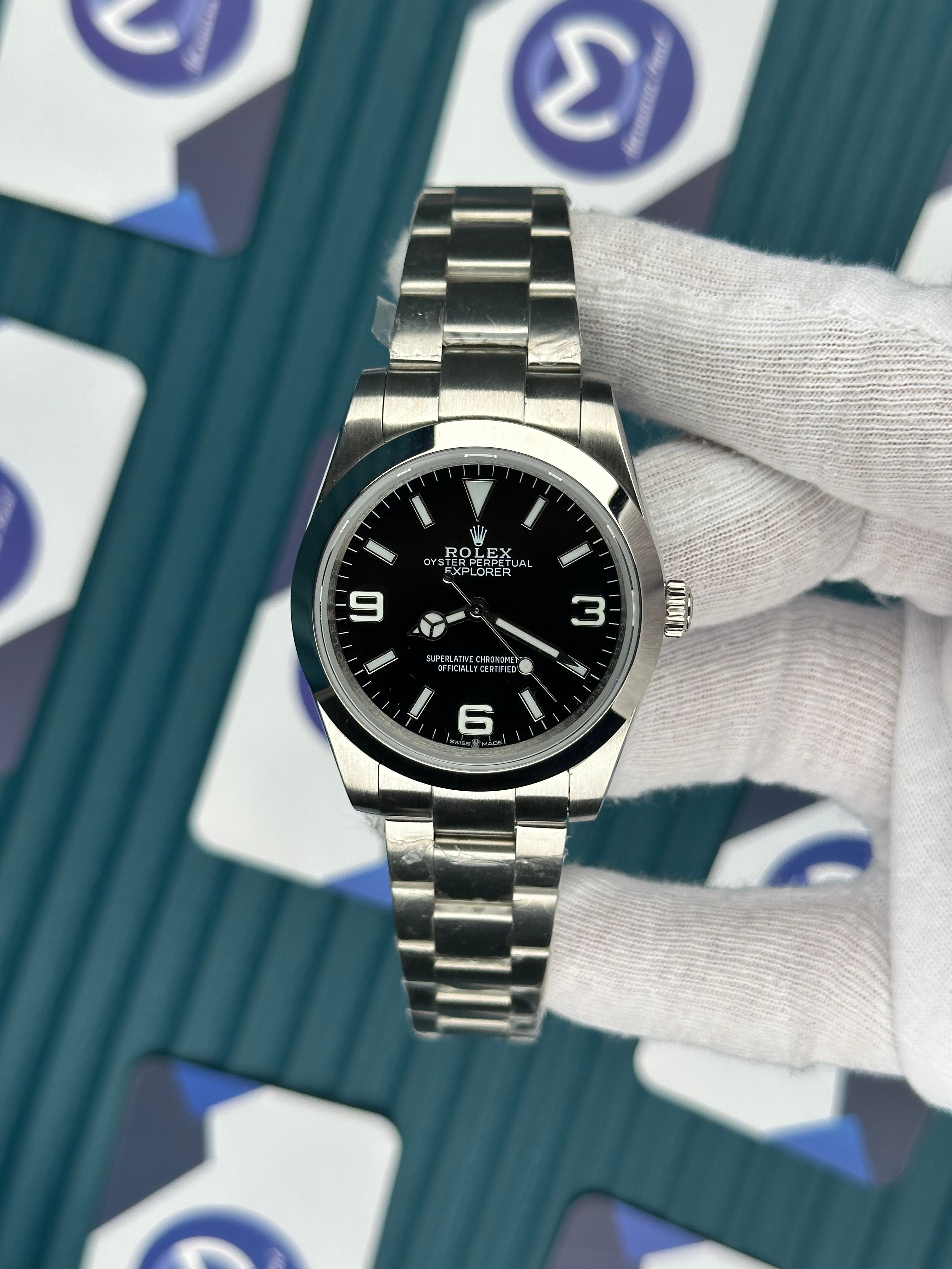ROLEX EXPLORER BLACK DIAL