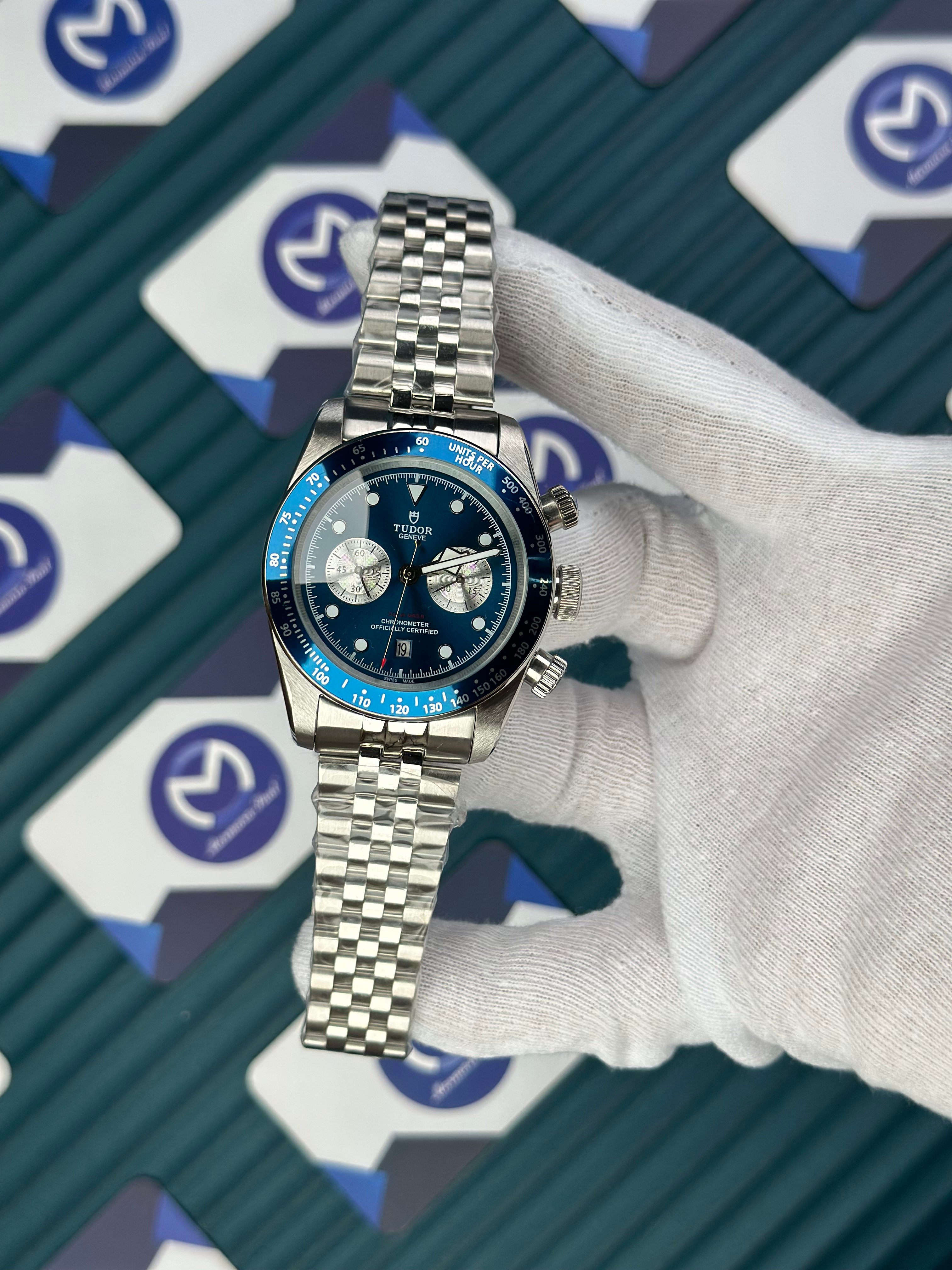 TUDOR BLACK BAY CHRONO BLUE EXCELLENT CONDITION SILVER JUBILE