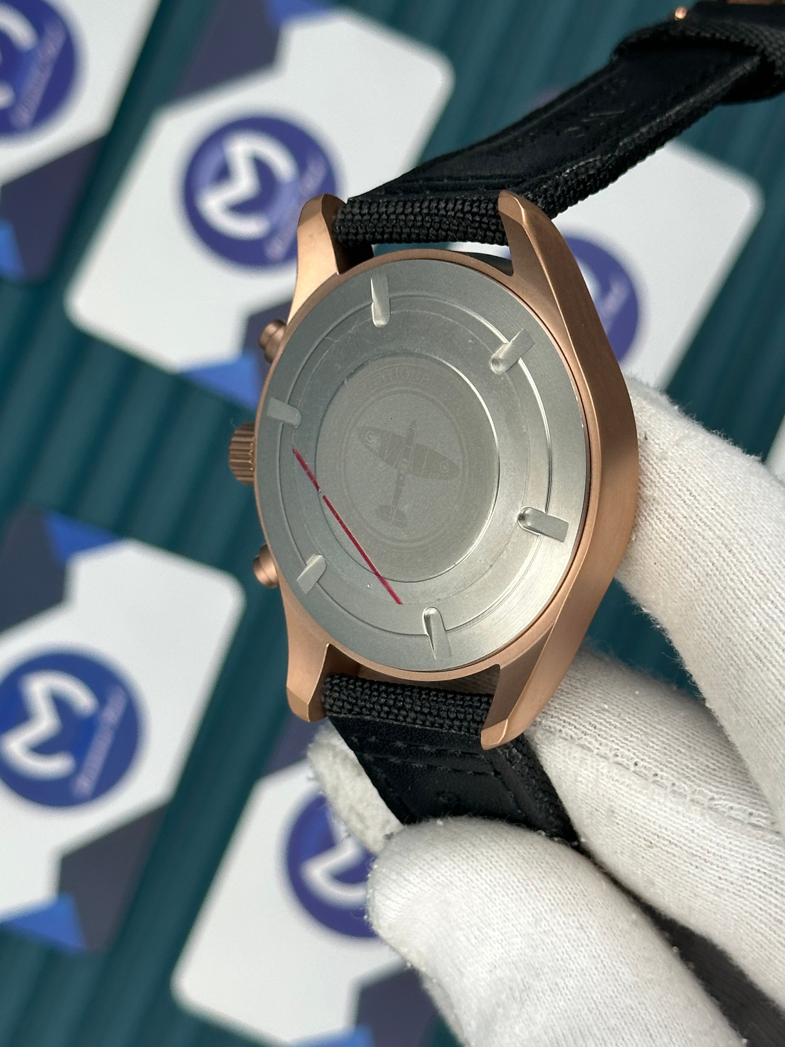 IWC Rose Kasa Siyah Bez Kordon