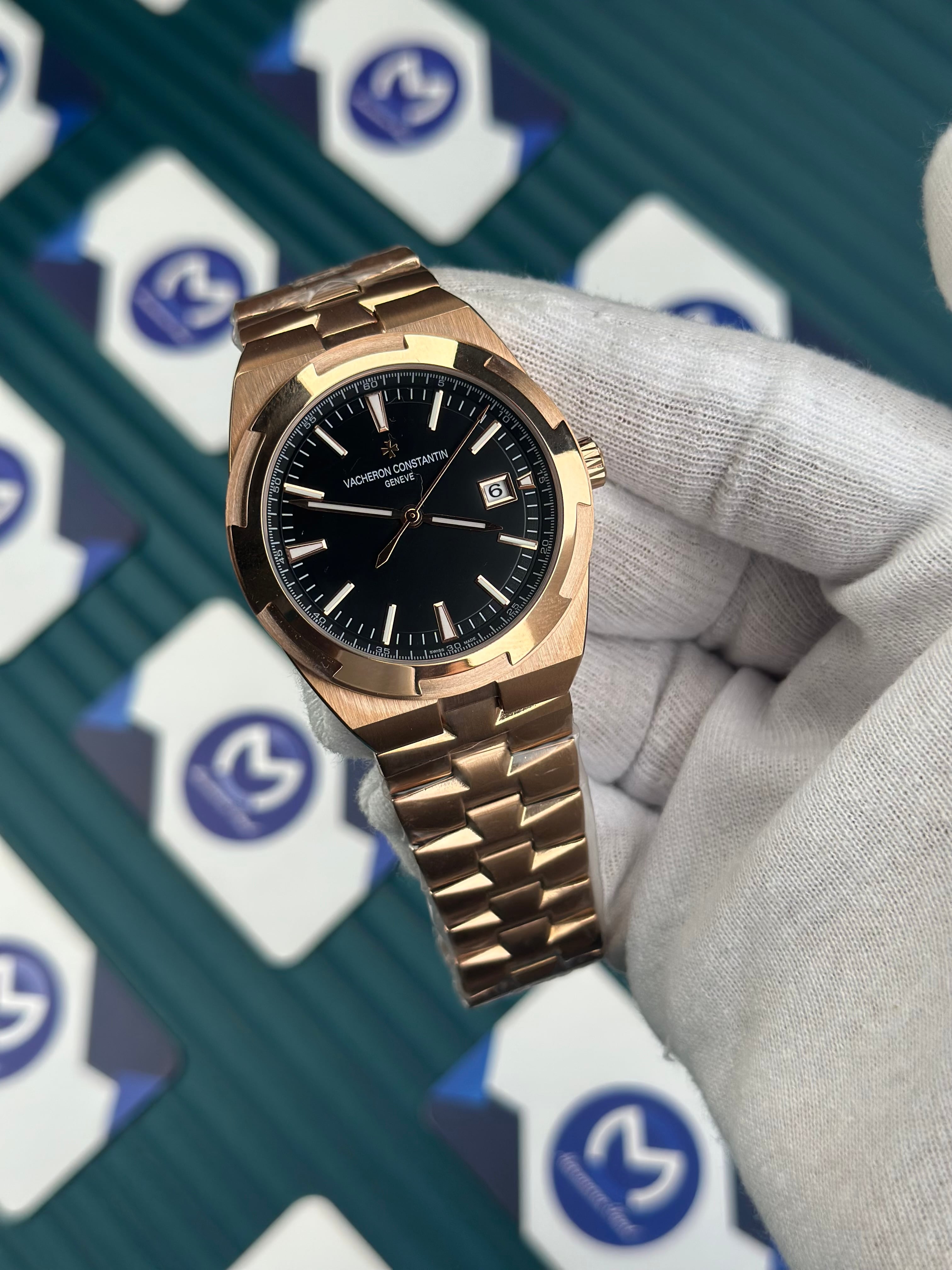 VACHERON CONSTANTIN BLACK OVERSEAS ROSE
