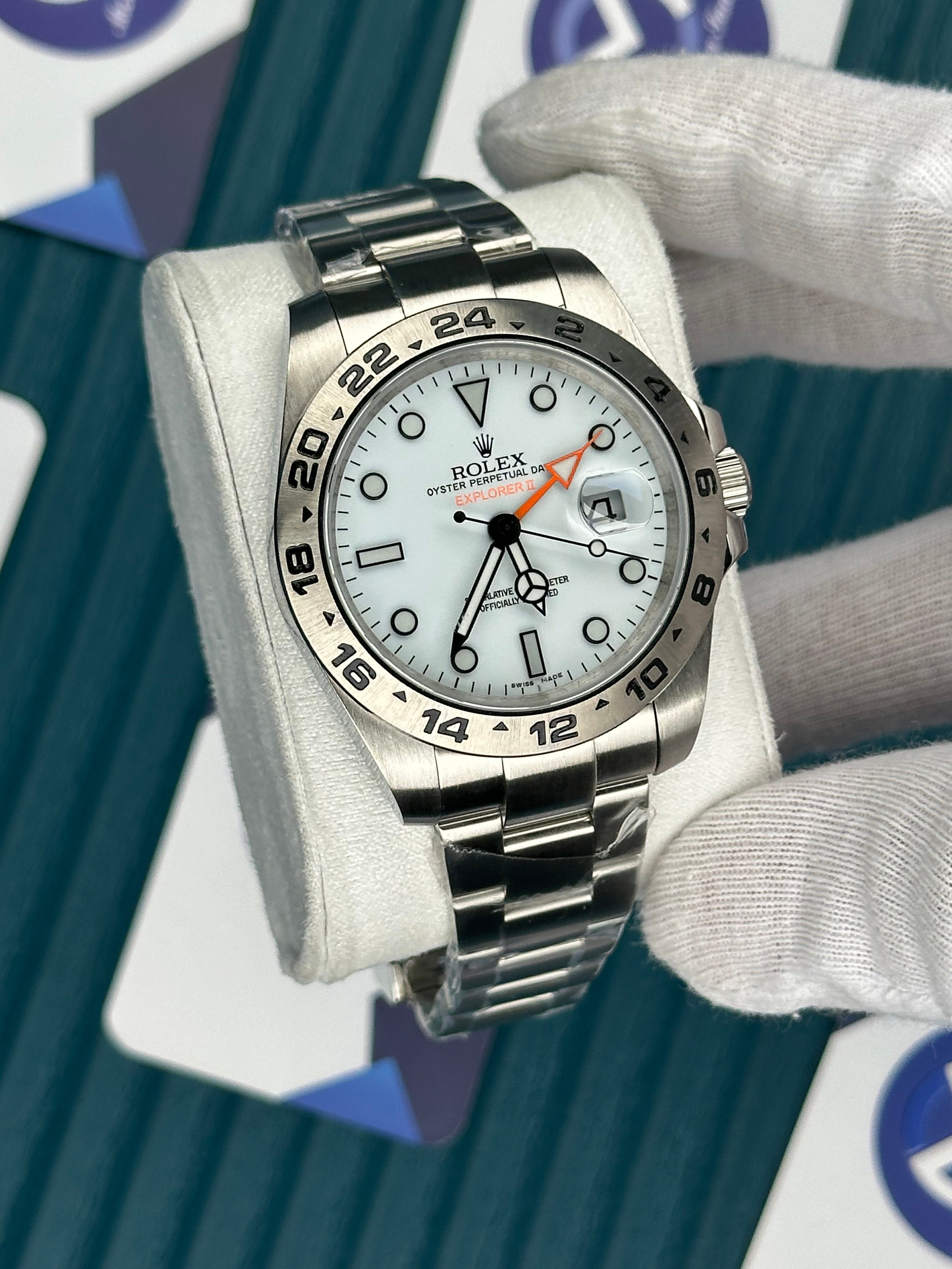ROLEX EXPLORER 44 MM WHITE DIAL 