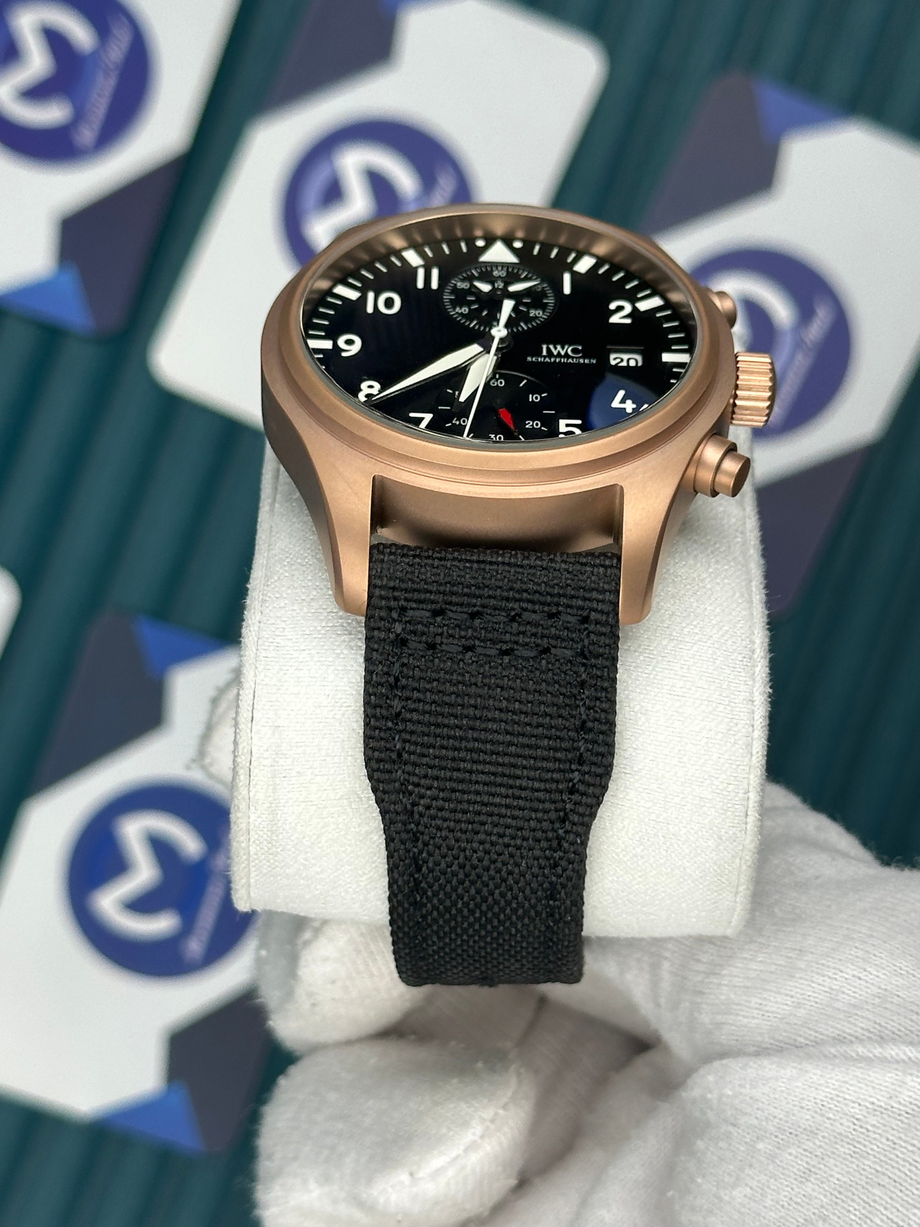 IWC Rose Kasa Siyah Bez Kordon