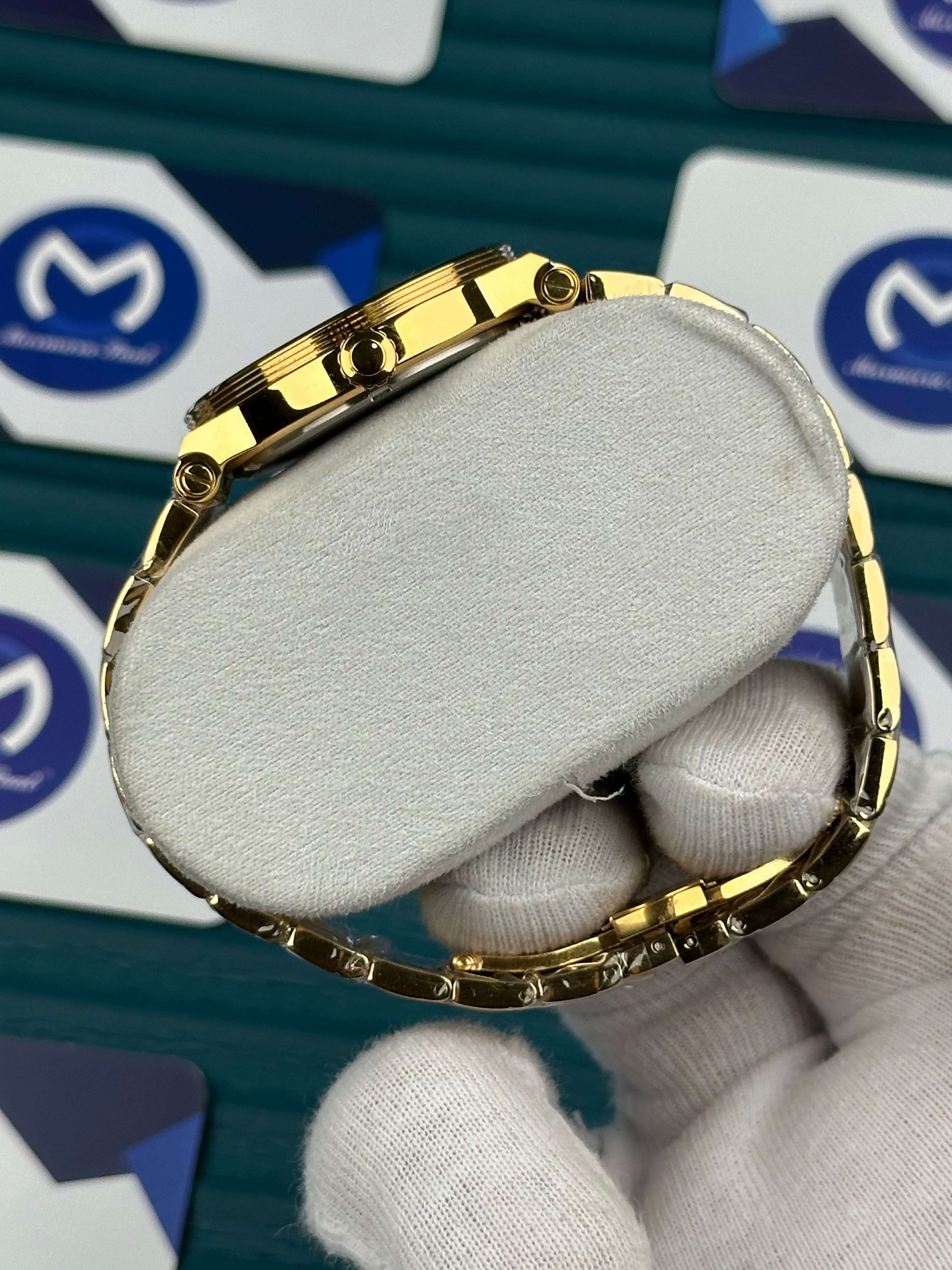VERSACE 36 WHITE DIAL GOLD LADY