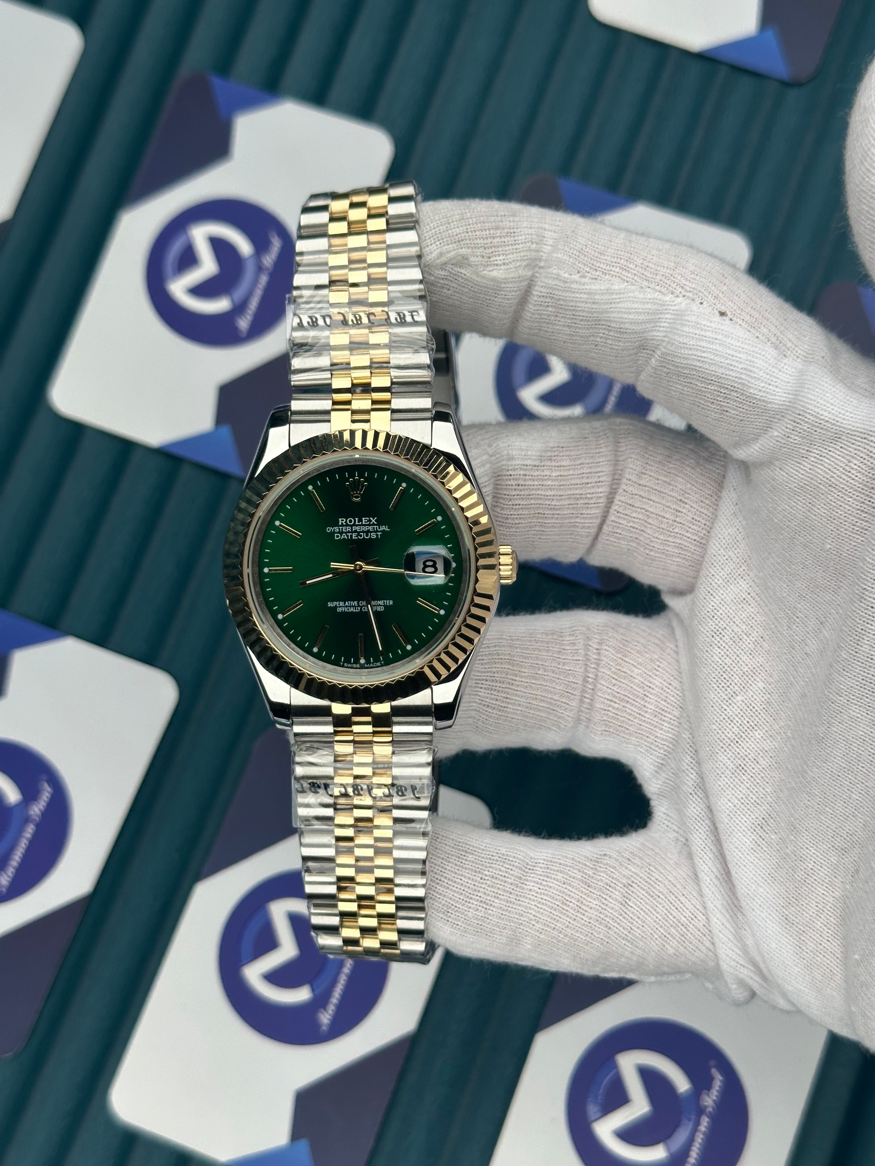 ROLEX DATEJUST GREEN DIAL NEW SEASON 