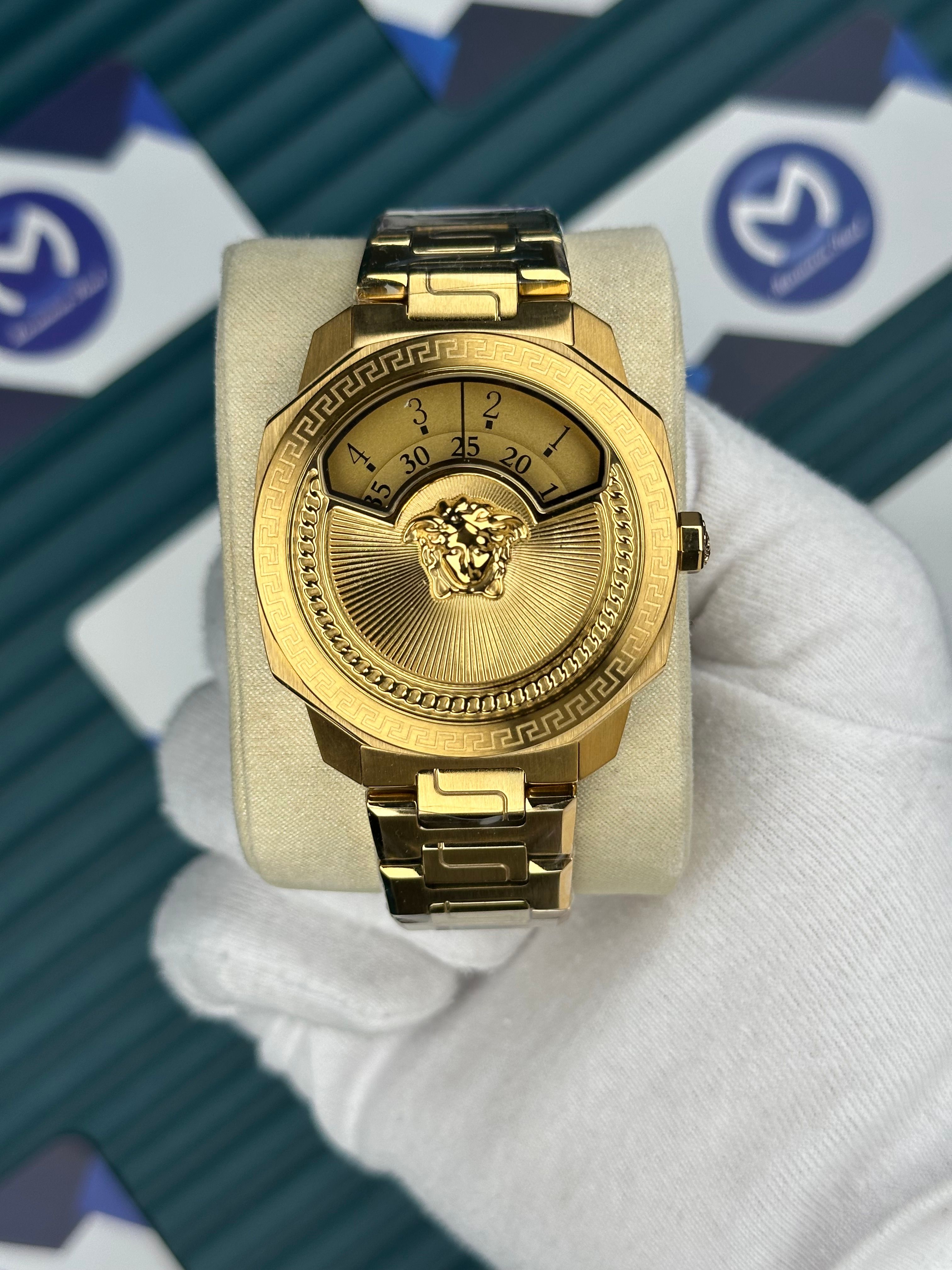 Versace Full Gold Yeni Nesil 3D Logolu 
