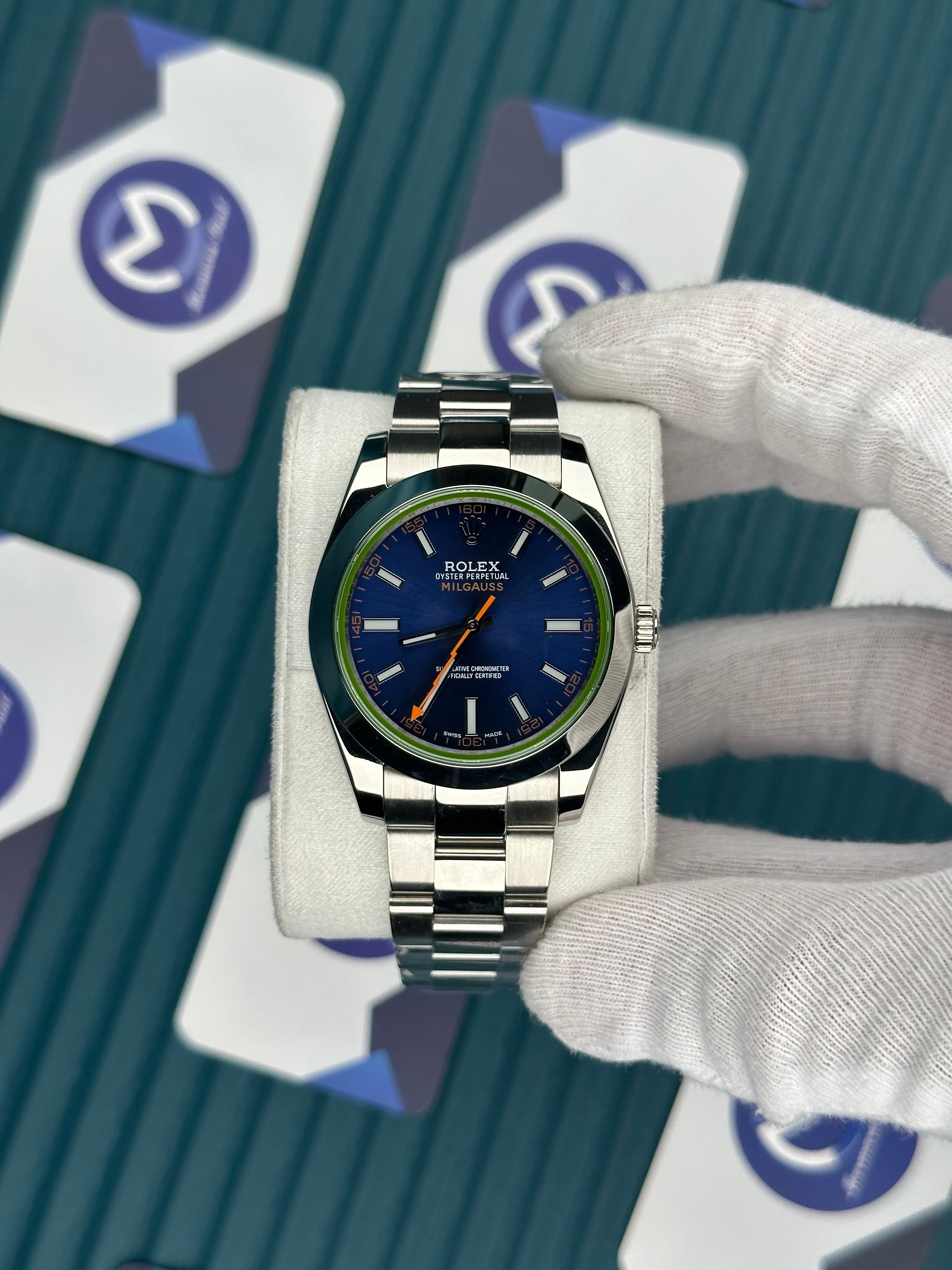 ROLEX MILGAUS NEW BLUE DIAL