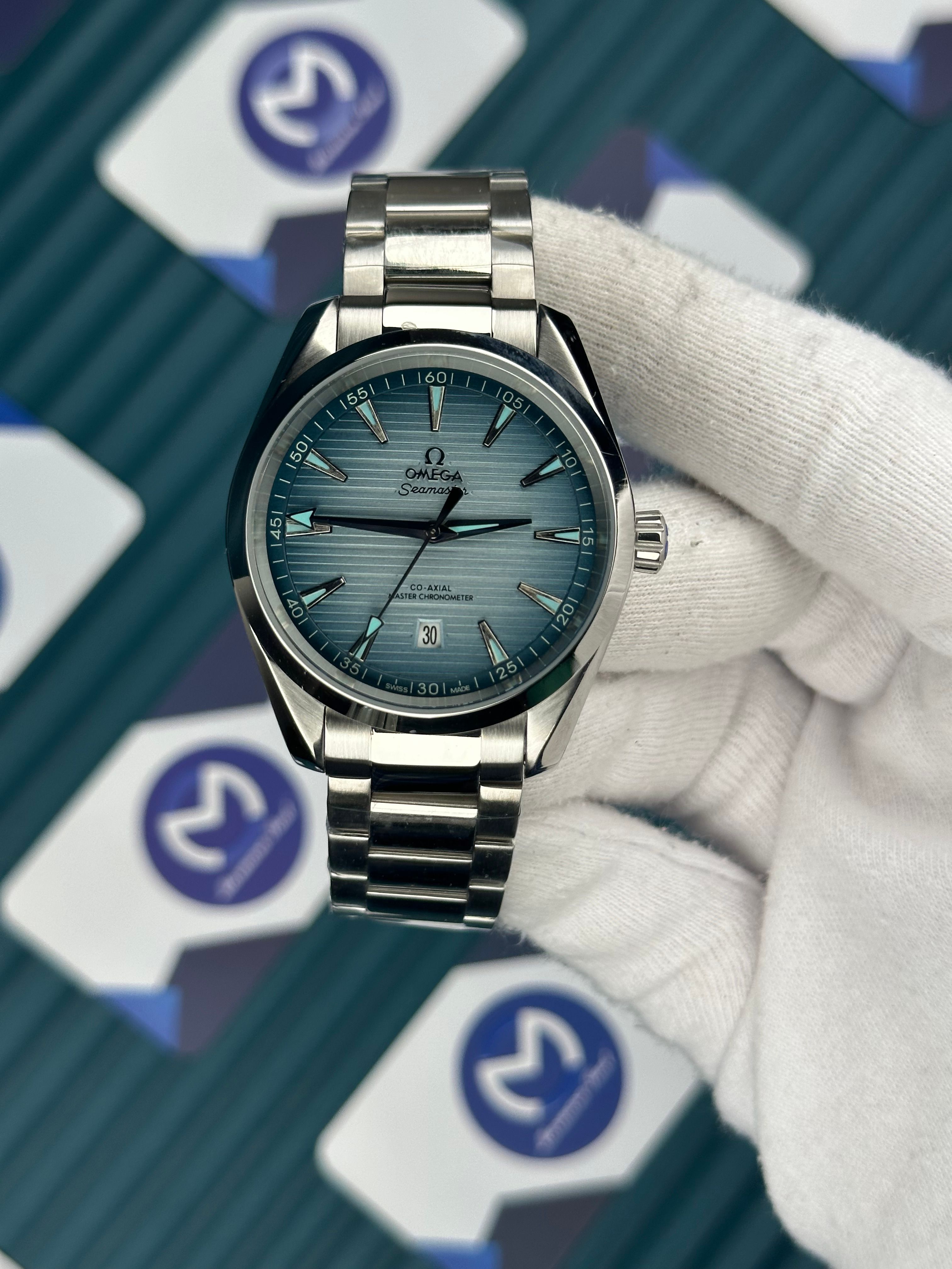 Omega Seamaster Aqua Terra Otomatik Yeni Mavi Kadran