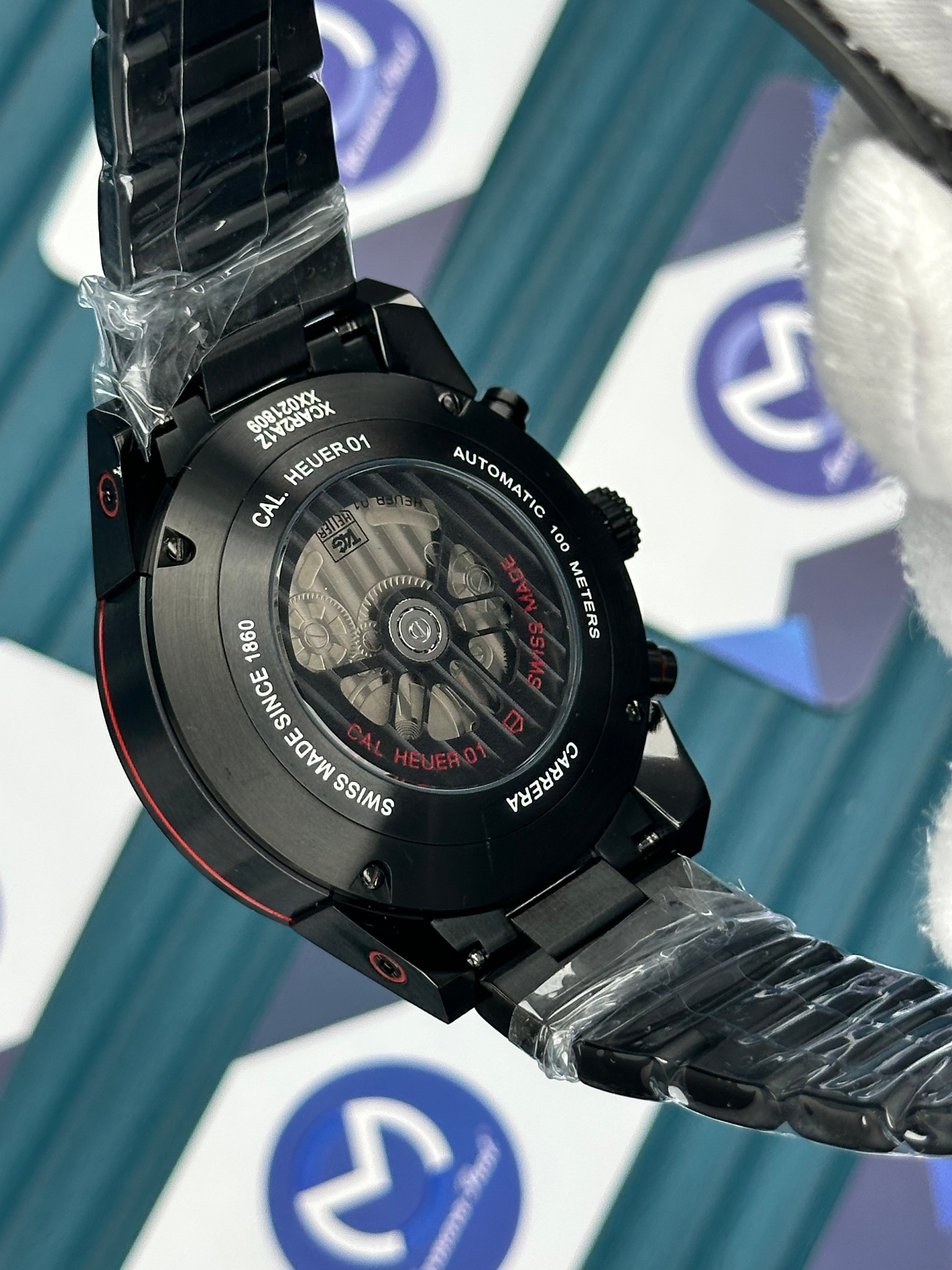 Tagheuer Carrera Calibre Heuer 1 Otomatik İskelet Karbon