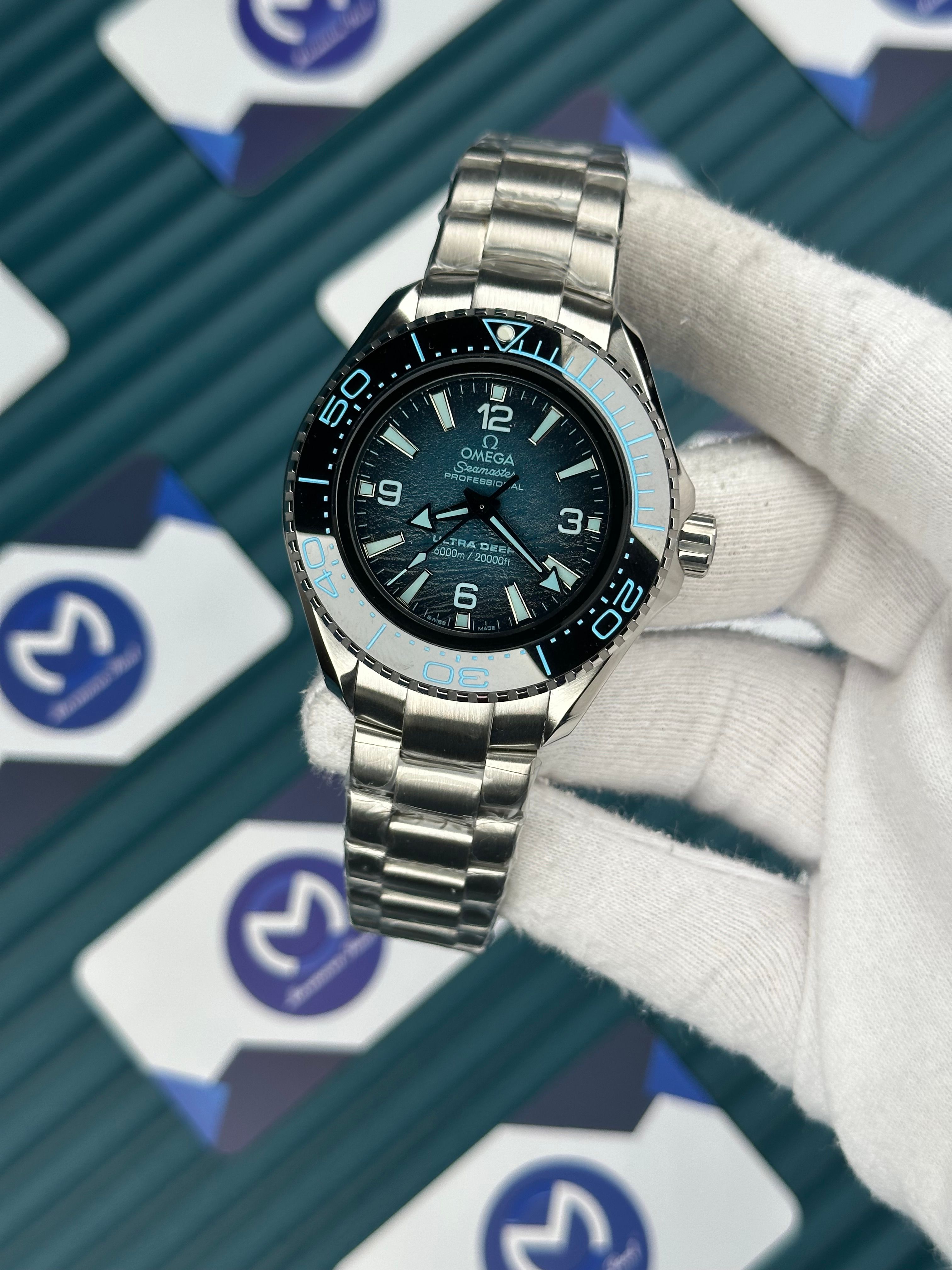 Omega Seamaster Planet Ocean Otomatik Diver Mavi