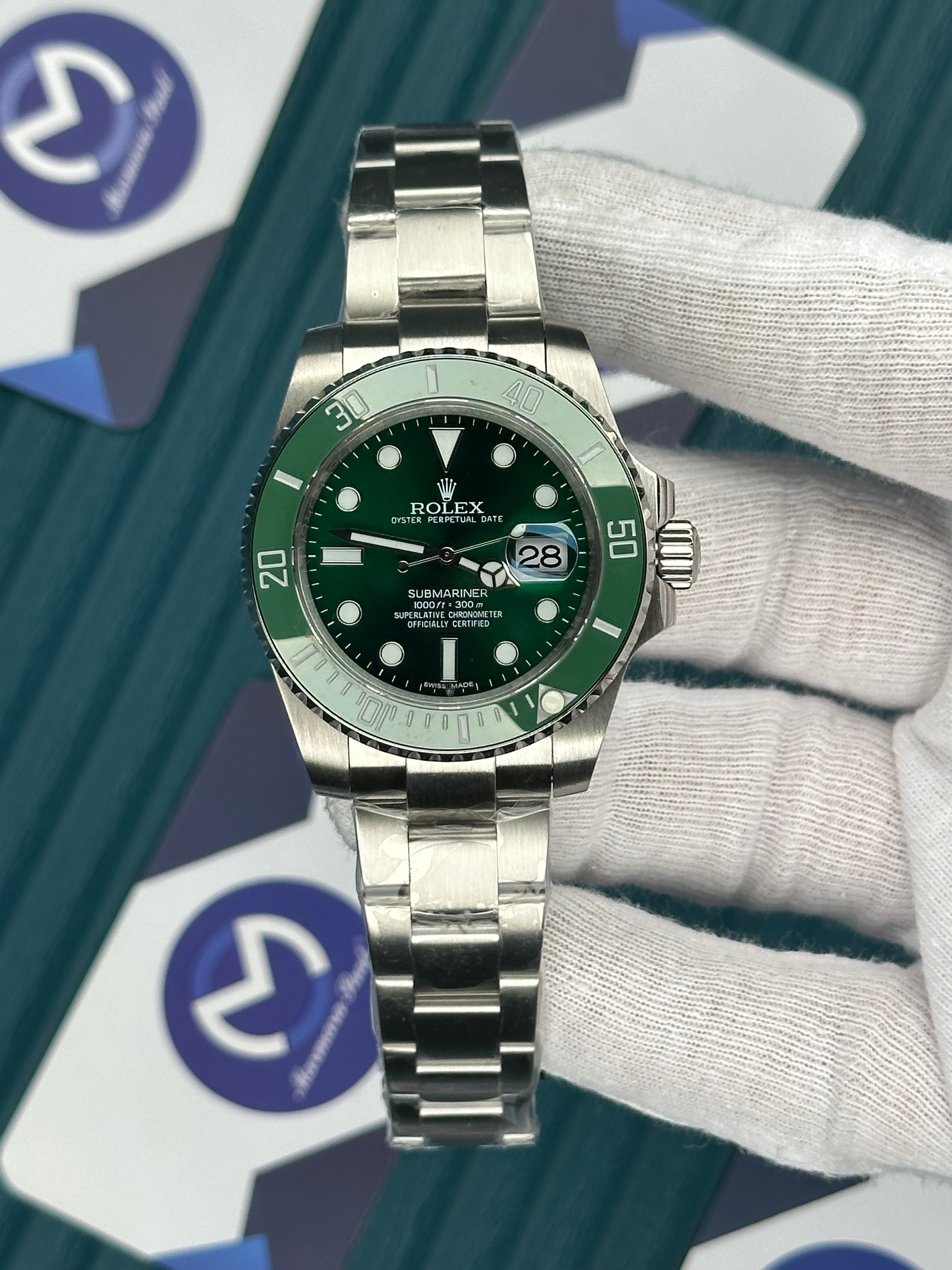 ROLEX SUBMARINER HULK SILVER OYSTER
