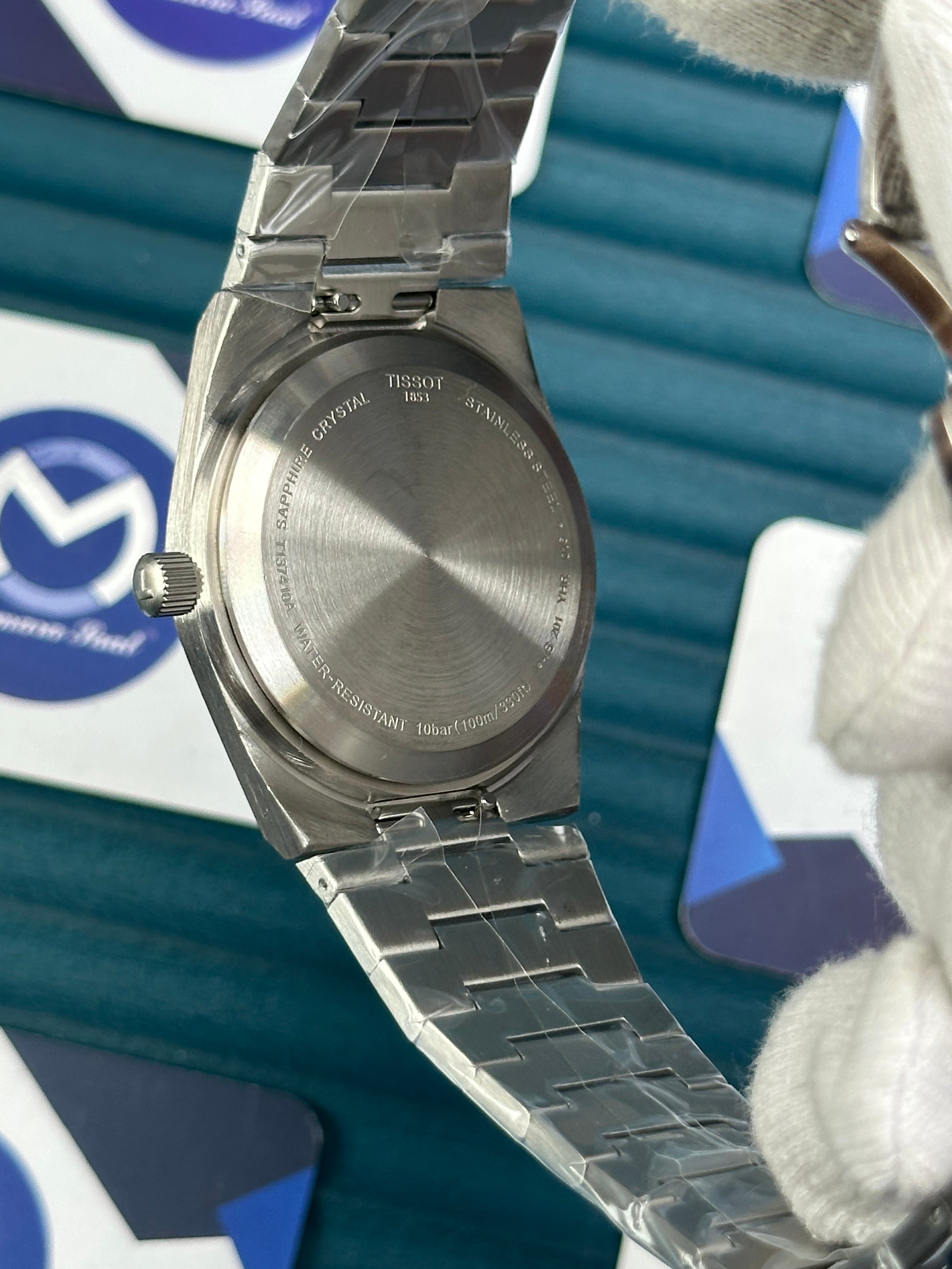TISSOR PRX BLACK DIAL SILVER