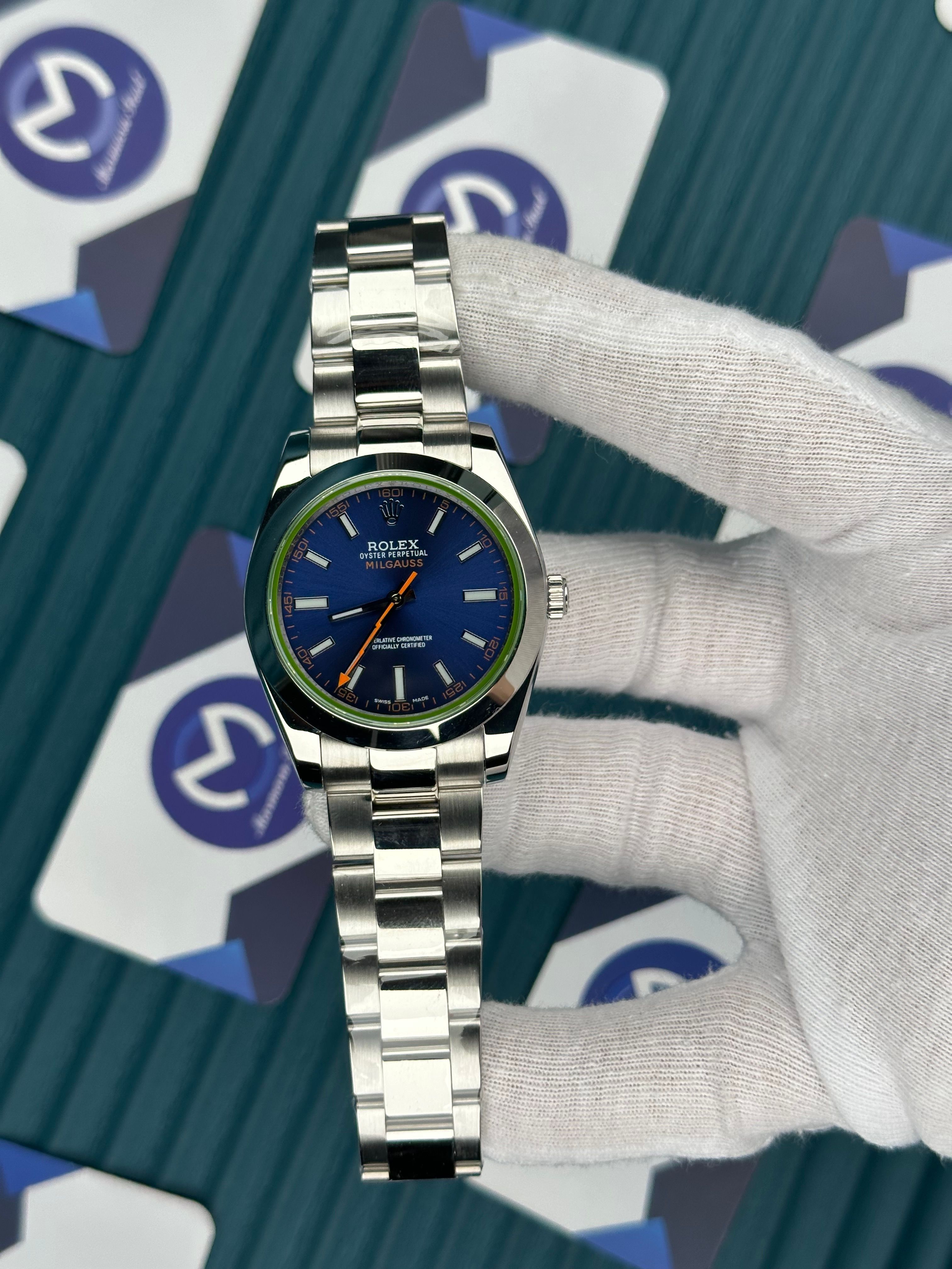 ROLEX MILGAUS NEW BLUE DIAL