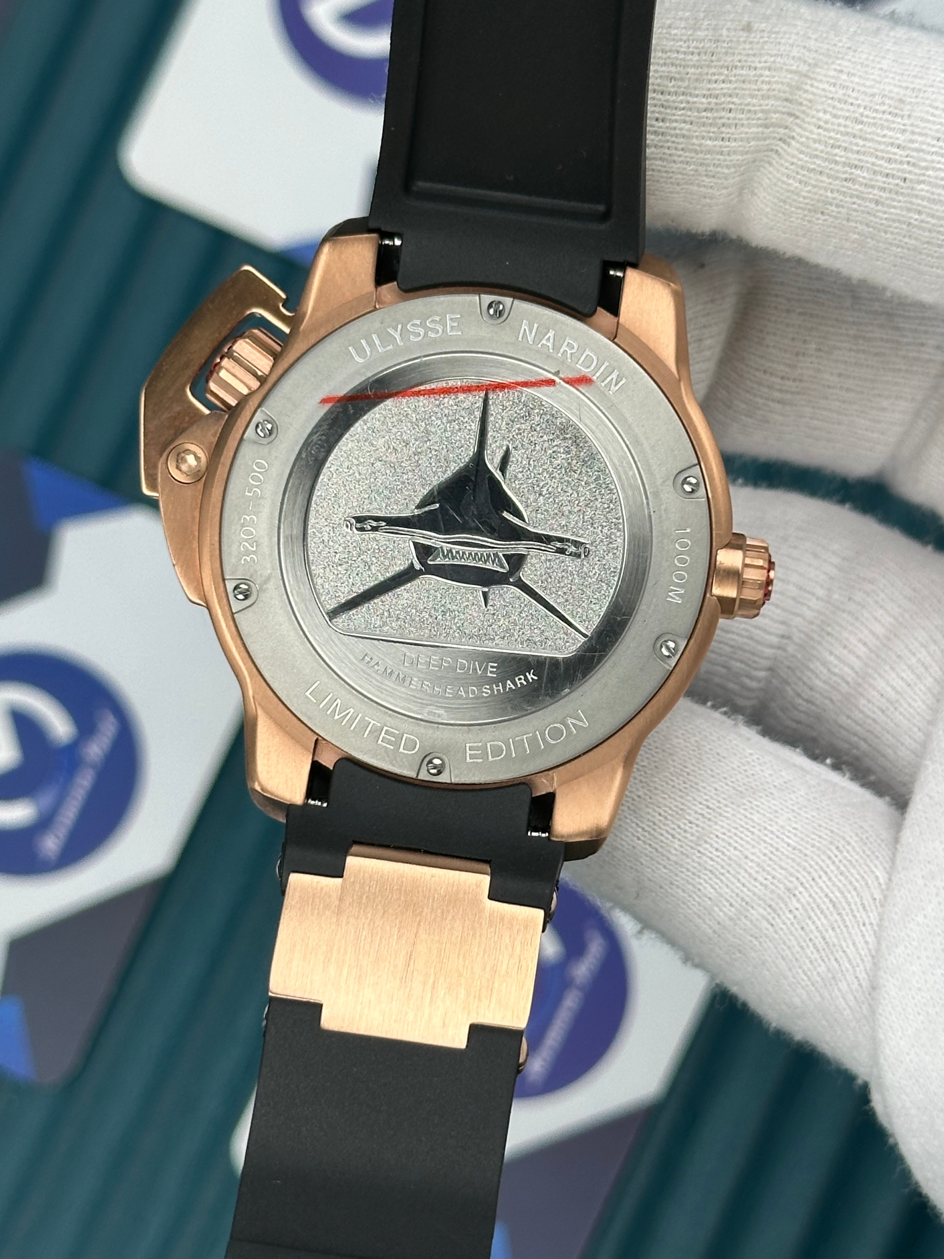 Ulysse Nardin Hammerhead Shark Rose Case Black 