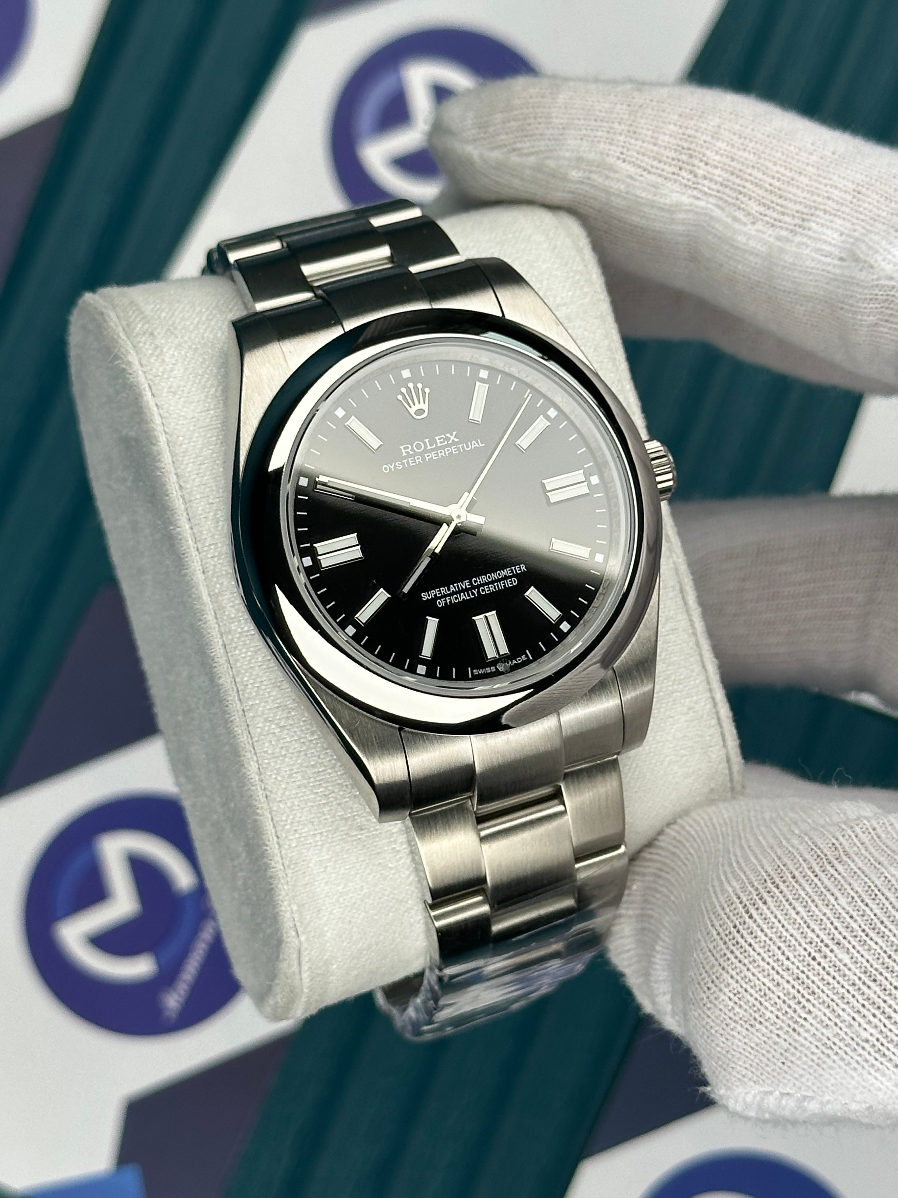 ROLEX OYSTER PERPETUAL BLACK