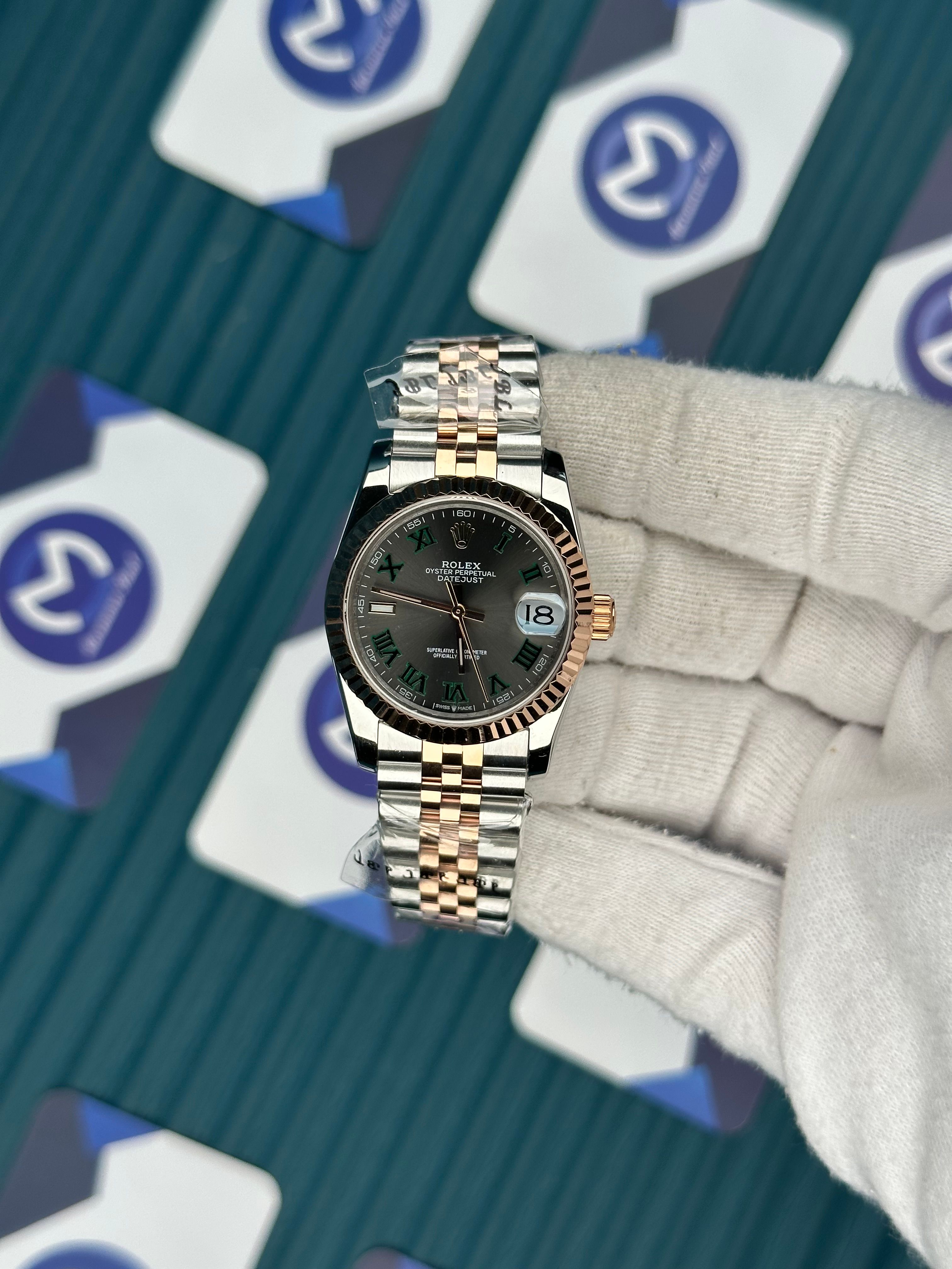 ROLEX 31 ARDUVAZ ROSE-SILVER JUBILEE 