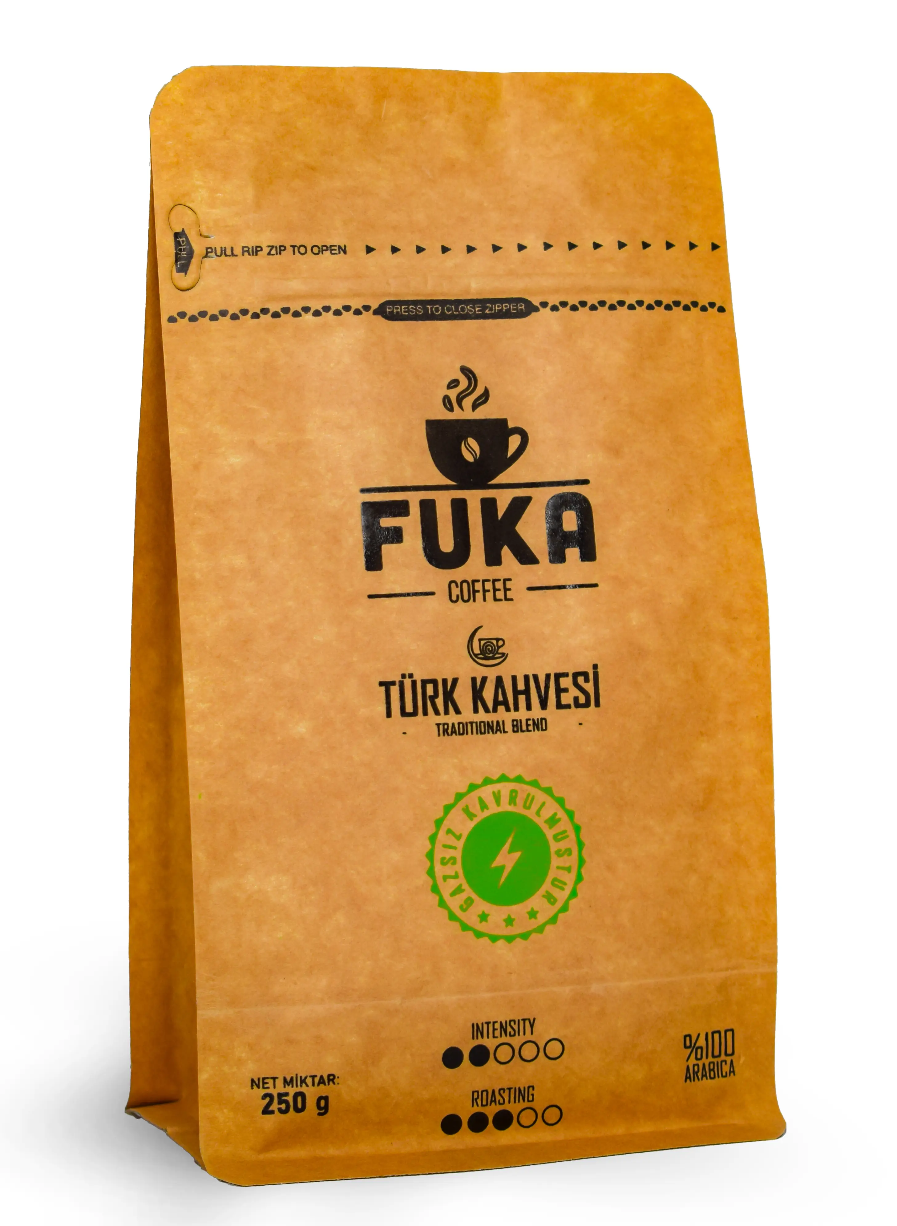 Gazsız Kavrulmuş Türk Kahvesi - Traditional Blend (250g)