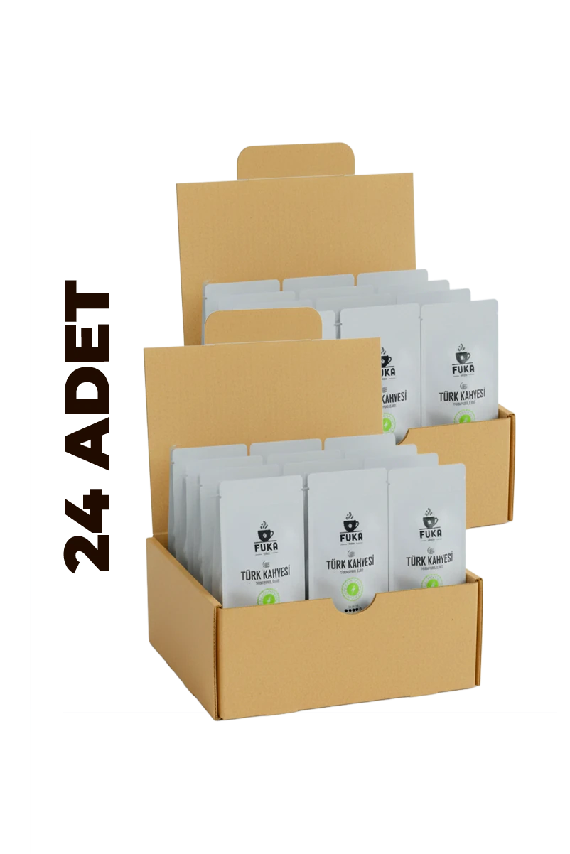 Gazsız Kavrulmuş Türk Kahvesi - Traditional Blend 24 Adet