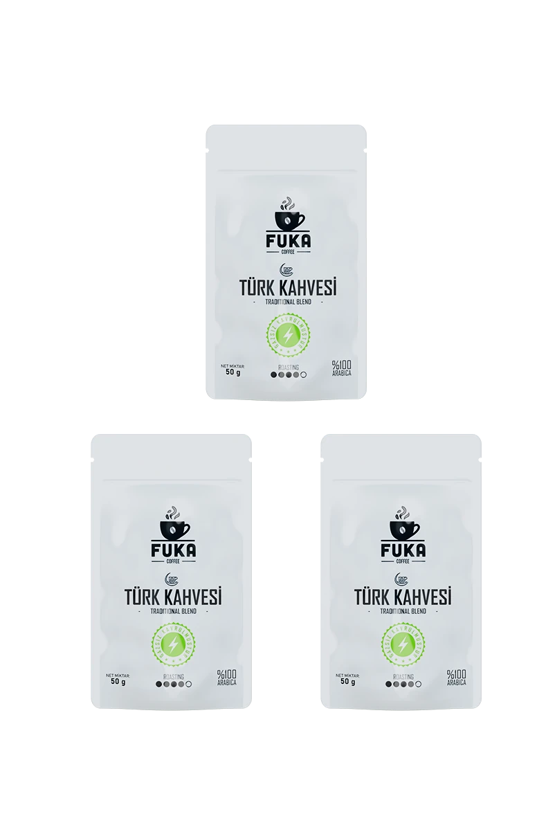 Gazsız Kavrulmuş Türk Kahvesi - Traditional Blend 3 Adet