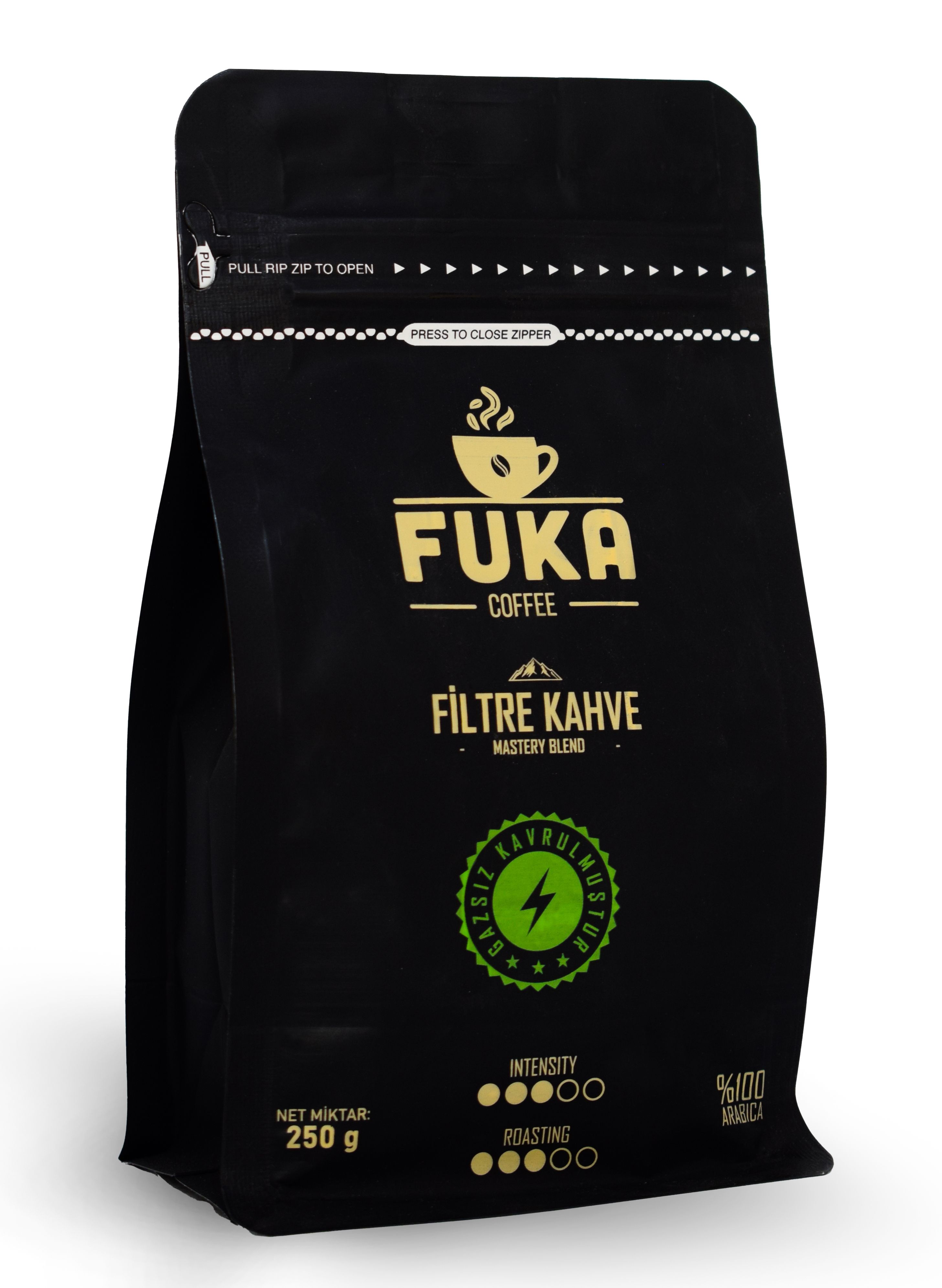 Gazsız Kavrulmuş Filtre Kahve - Mastery Blend (250g)