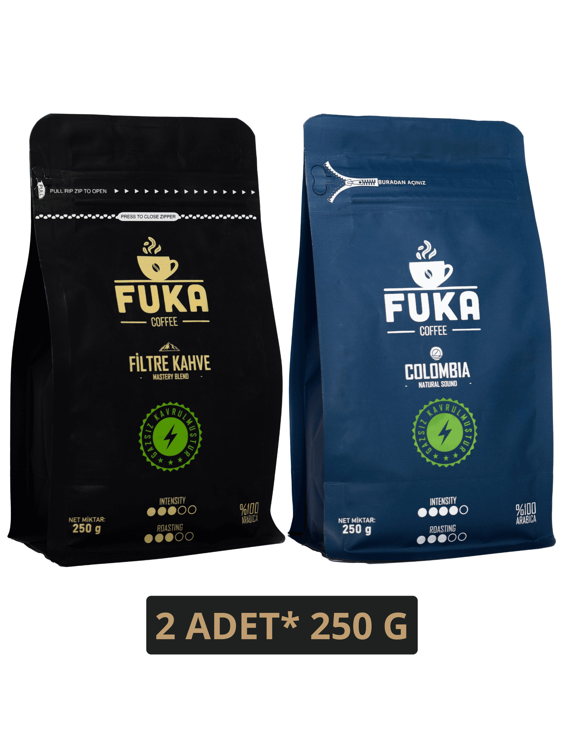 Premium Filtre Kahve Takımı (250G x 2)