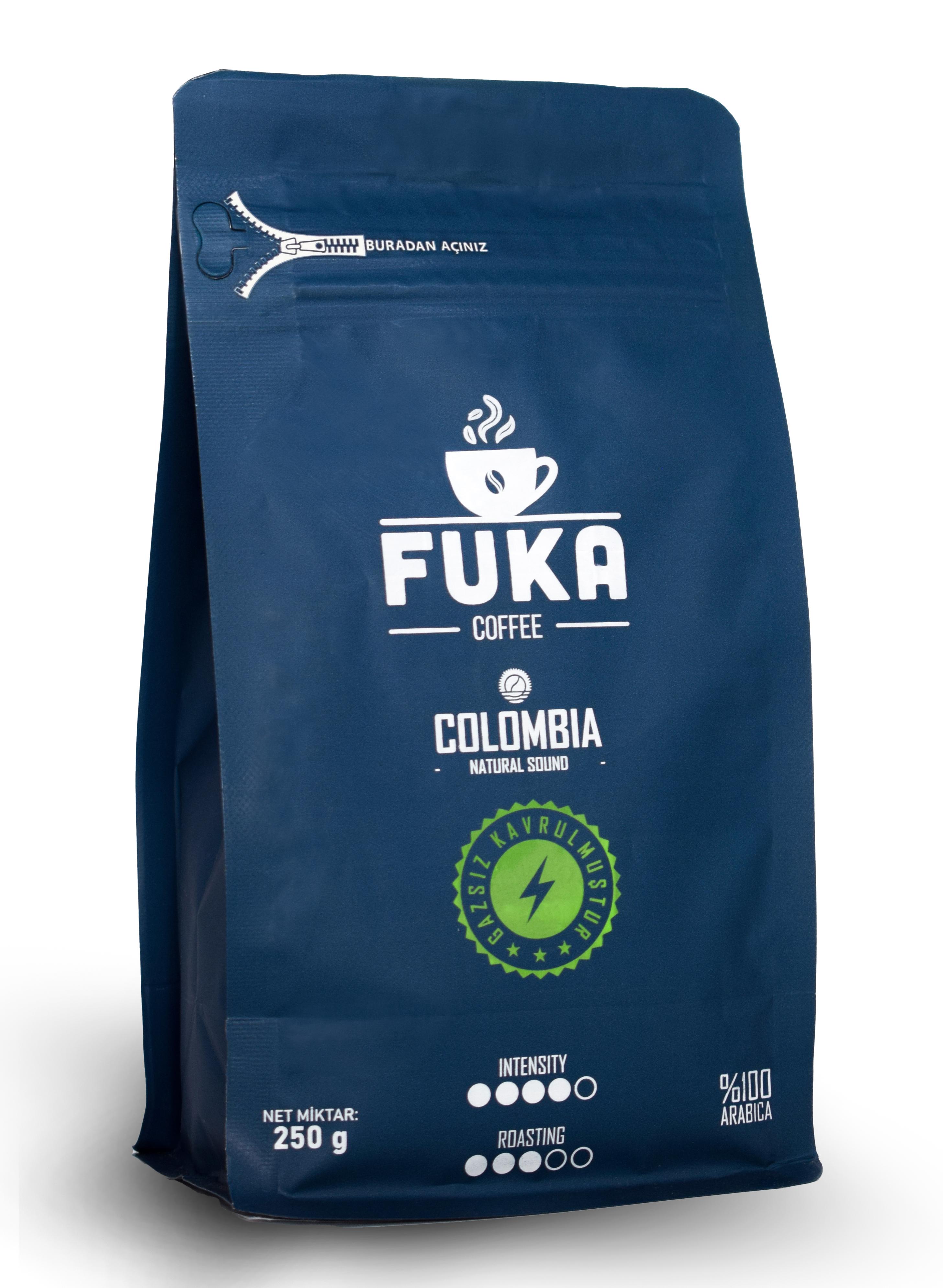 Gazsız Kavrulmuş Colombia Kahve - Natural Sound (250g)
