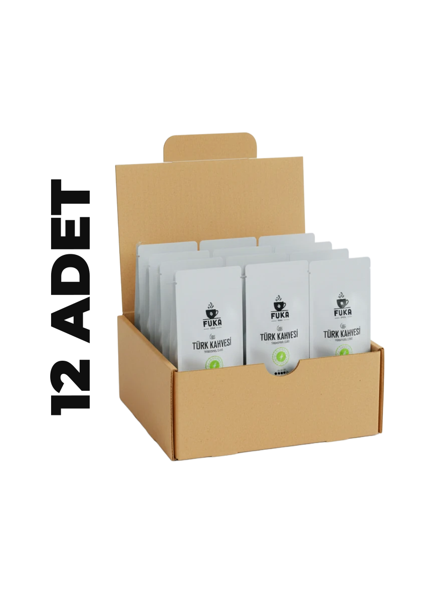 Gazsız Kavrulmuş Türk Kahvesi - Traditional Blend 12 Adet