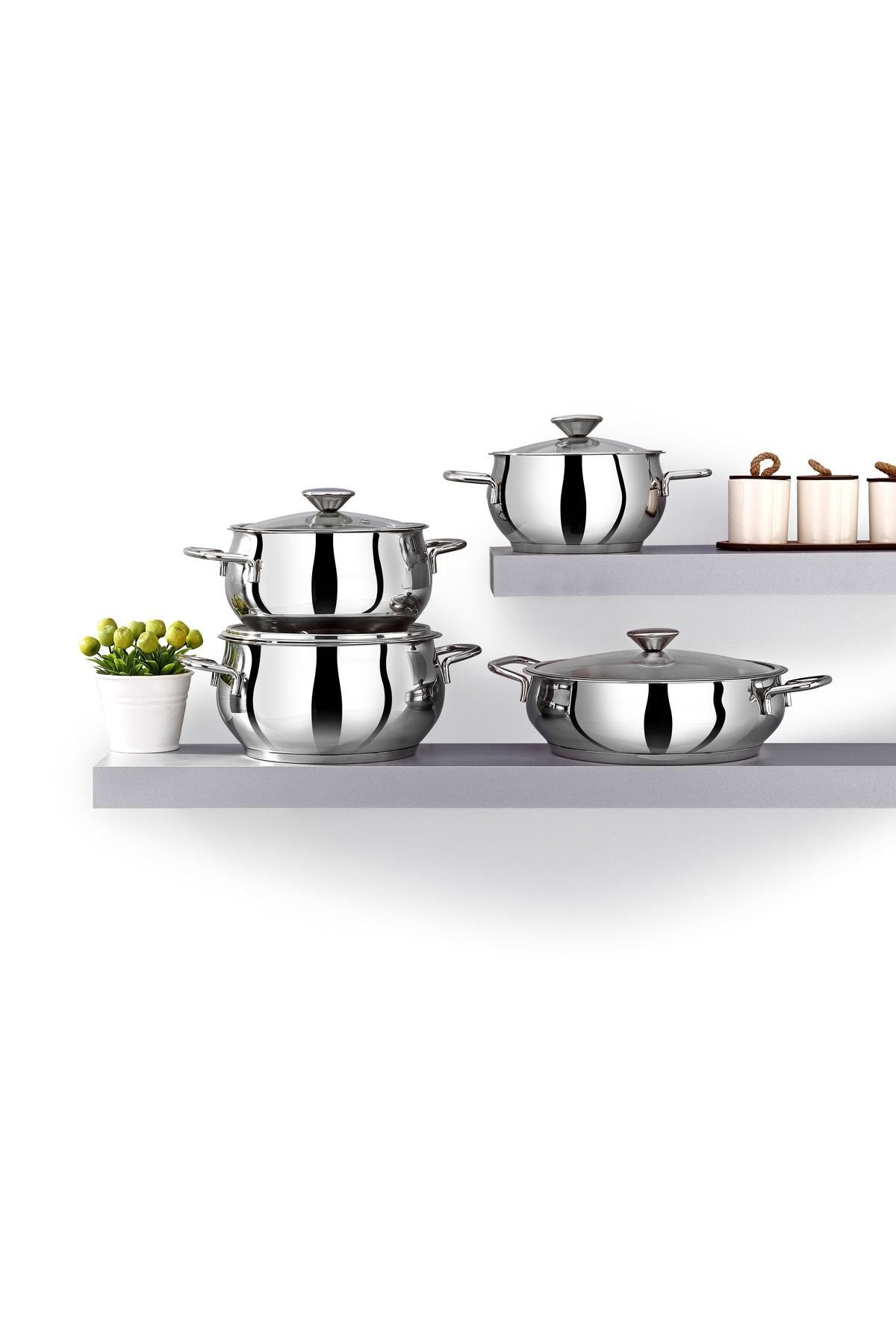 BONERA LALE 8  pcs SET METAL KULP 16-20-24 TEN-24 KY BON 353