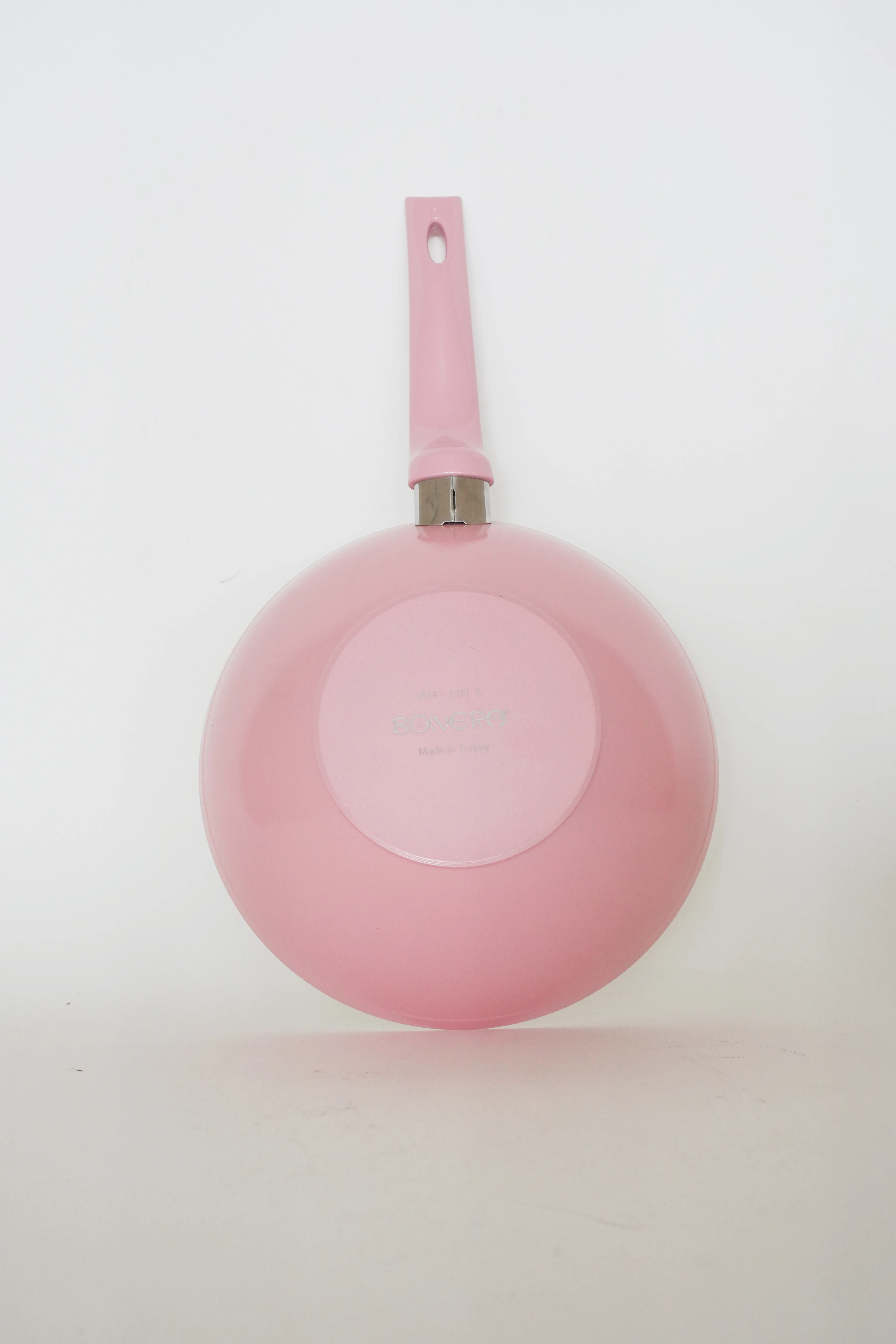 24 Cm Pembe Wok Tava