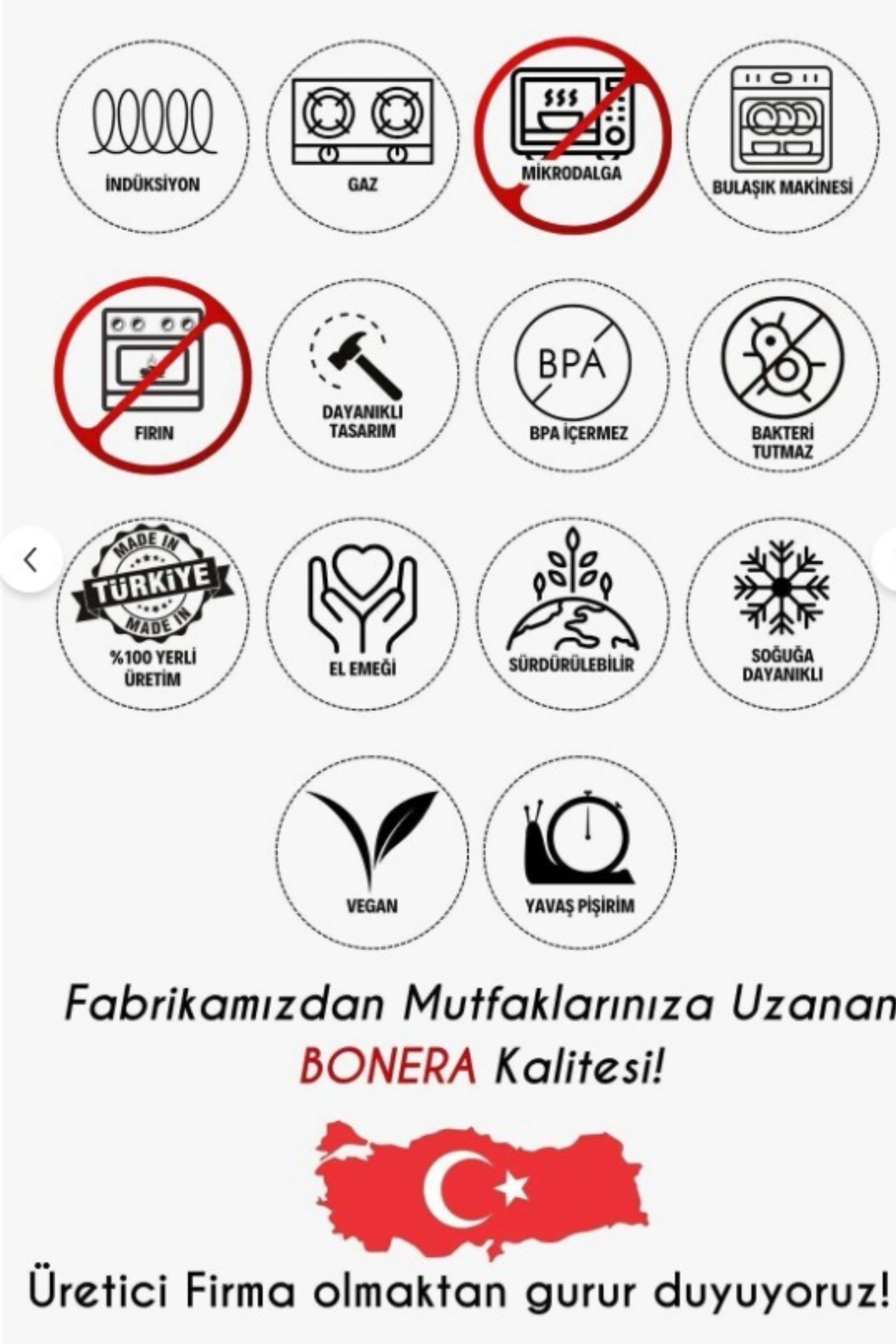 Bonera Special Paslanmaz Çelik Indüksiyon Tabanlı Cam Kapak Hediye 6 Lt Düdüklü Tencere