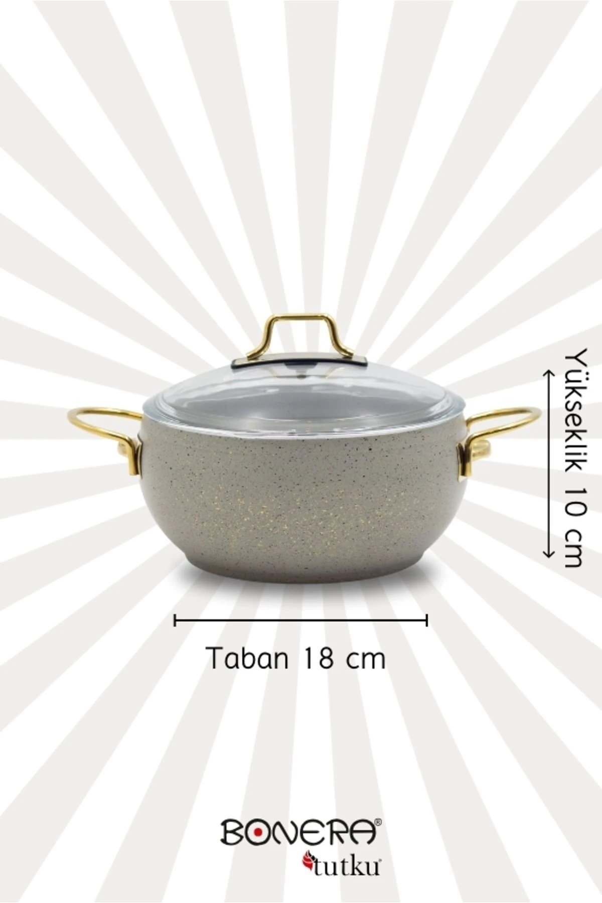 Marbella 7 Parça (18-20-24) Cm Ten. 24cm Tav. Set Güveç Model