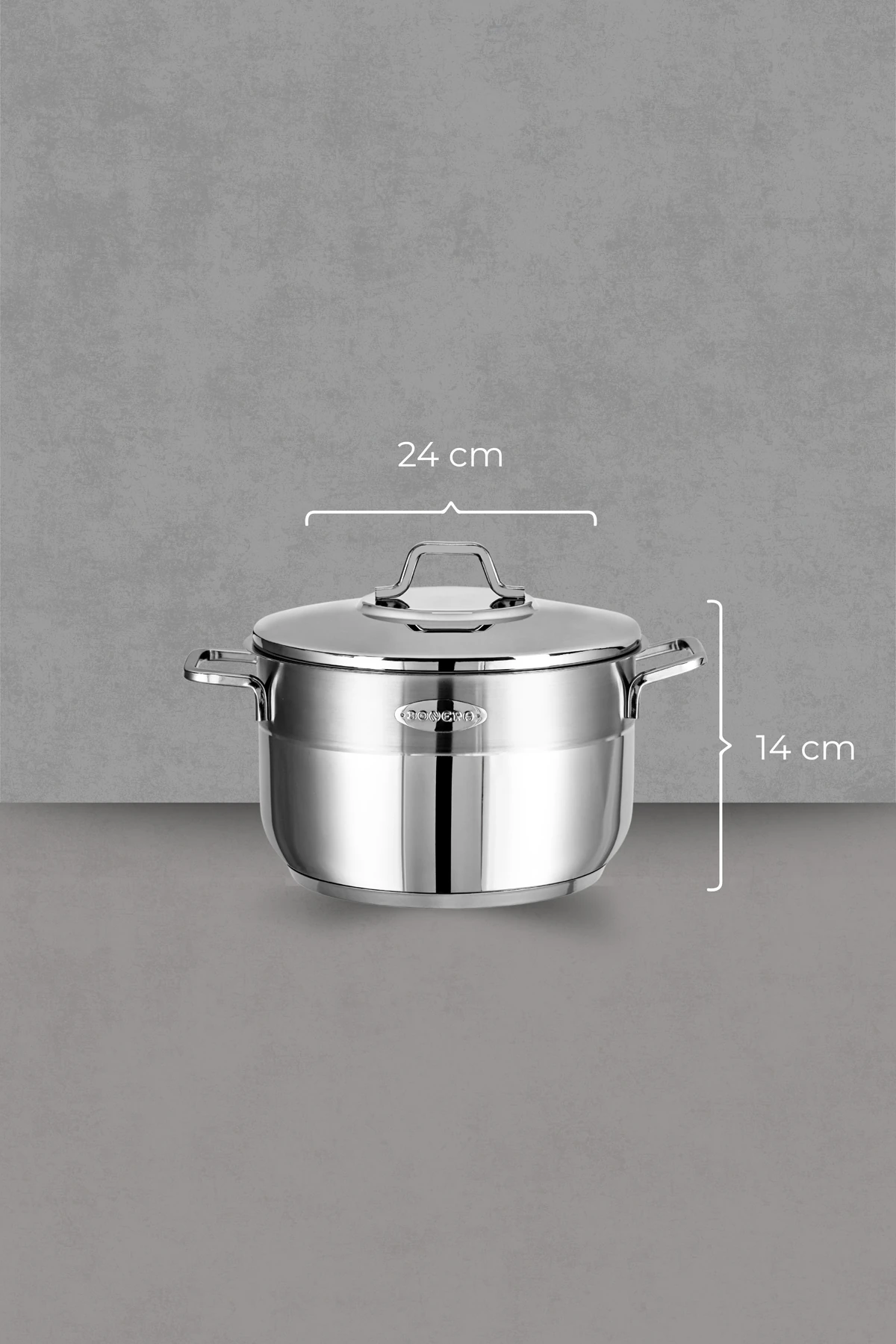 Bonera Sienna 9 Parça Çelik Tencere Tava Seti